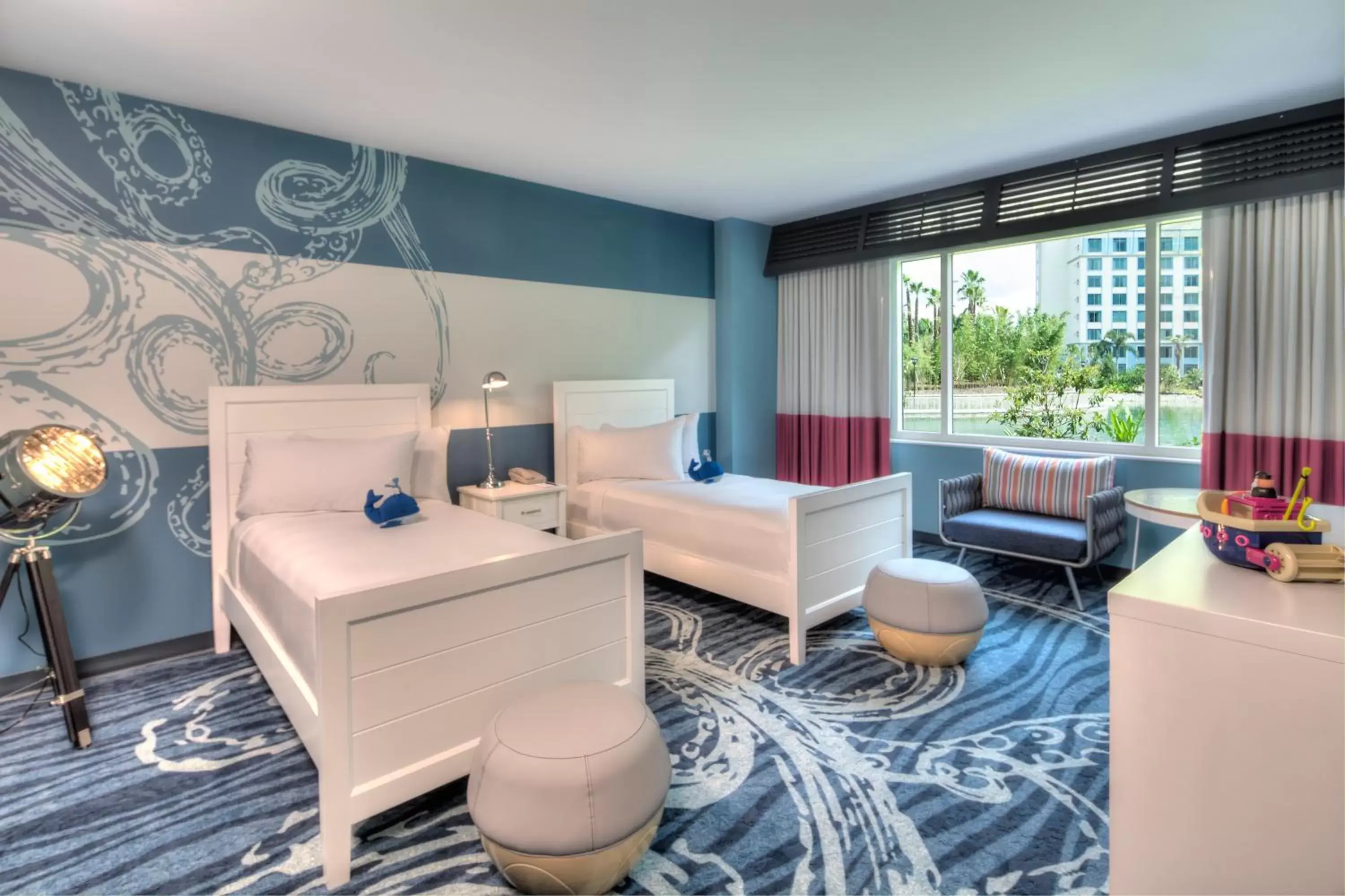 Bedroom in Universal's Loews Sapphire Falls Resort