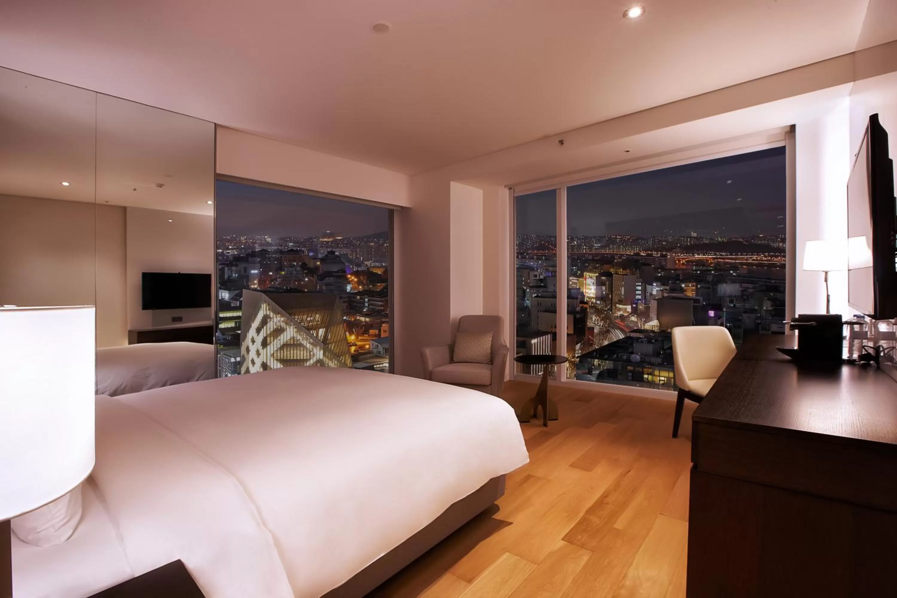 Decorative detail, Bed in Hotel Entra Gangnam