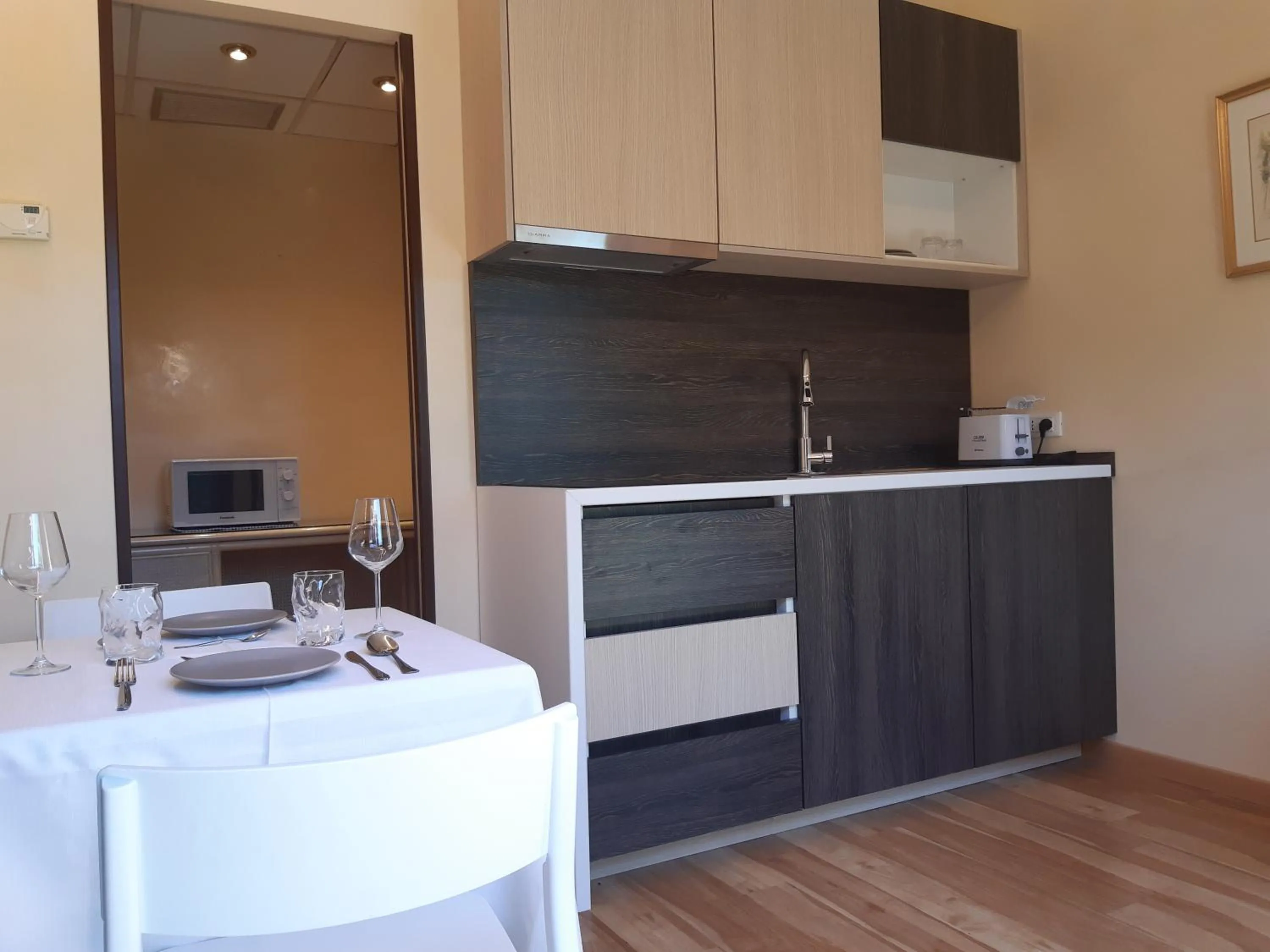 Kitchen or kitchenette in Relais Leon d'Oro