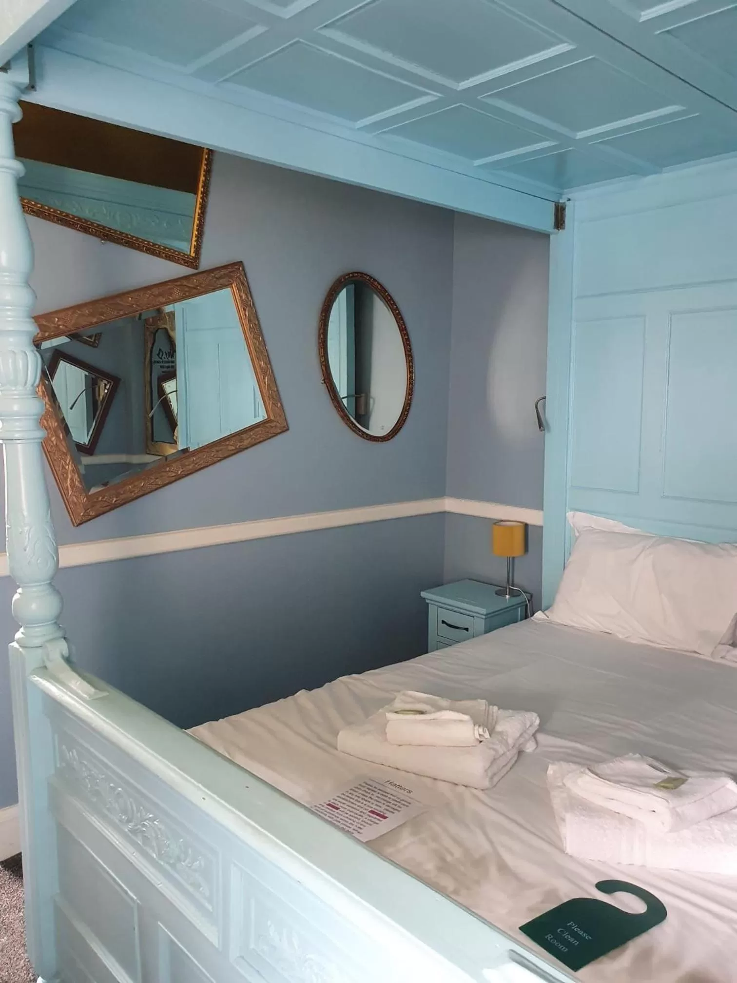 Bedroom in Hatters Hotel