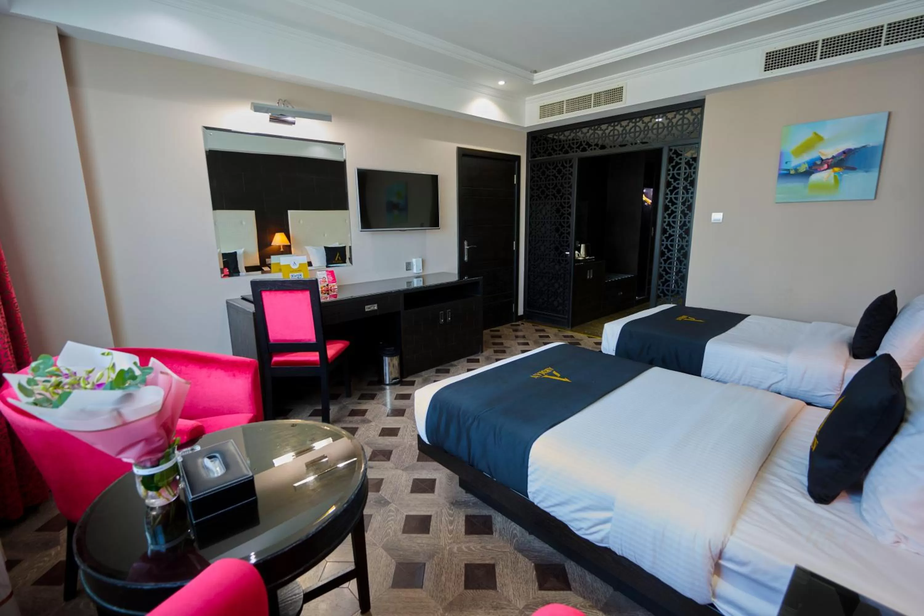 Bed in Arman Hotel Juffair Mall