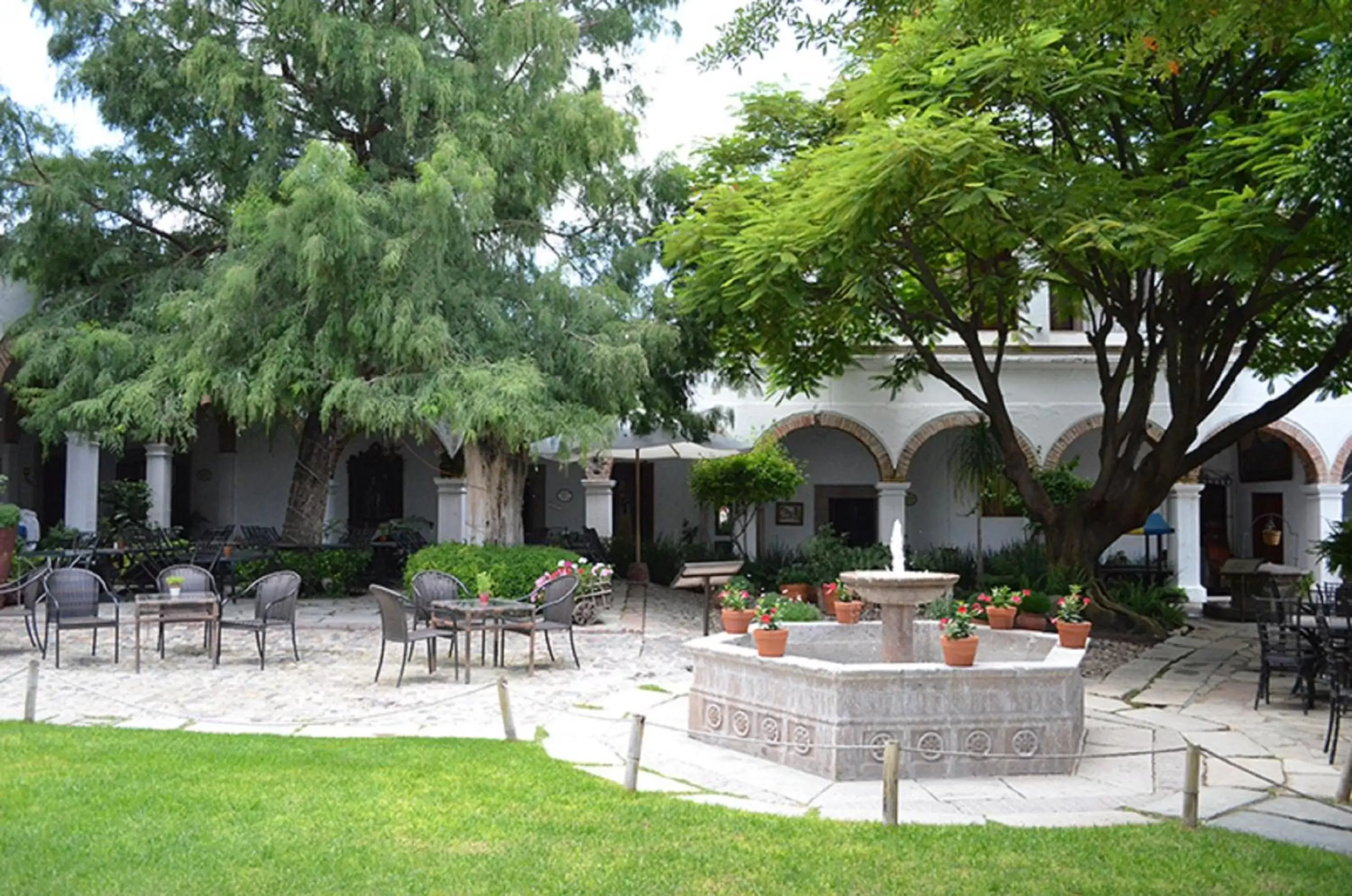 Garden in Hotel Hacienda San Cristóbal