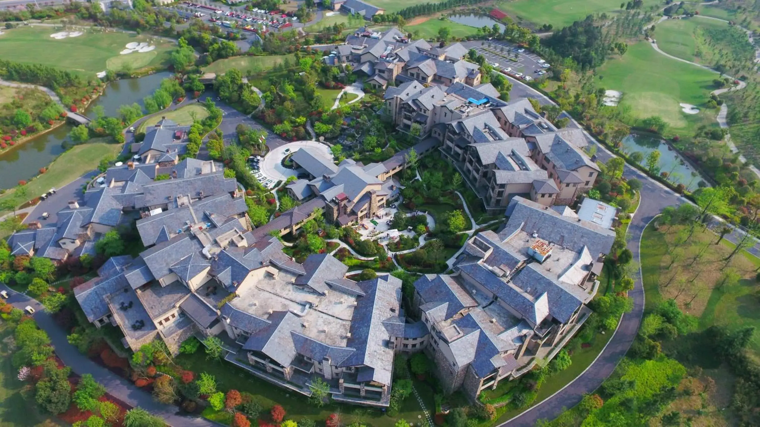 Property building, Bird's-eye View in JW Marriott Hotel Zhejiang Anji