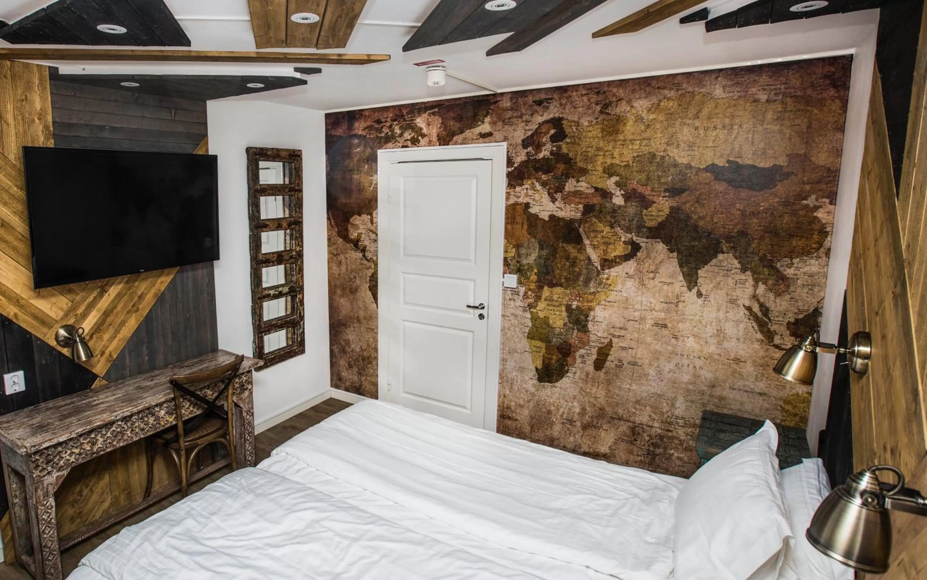 Photo of the whole room, Bed in Havshotellet