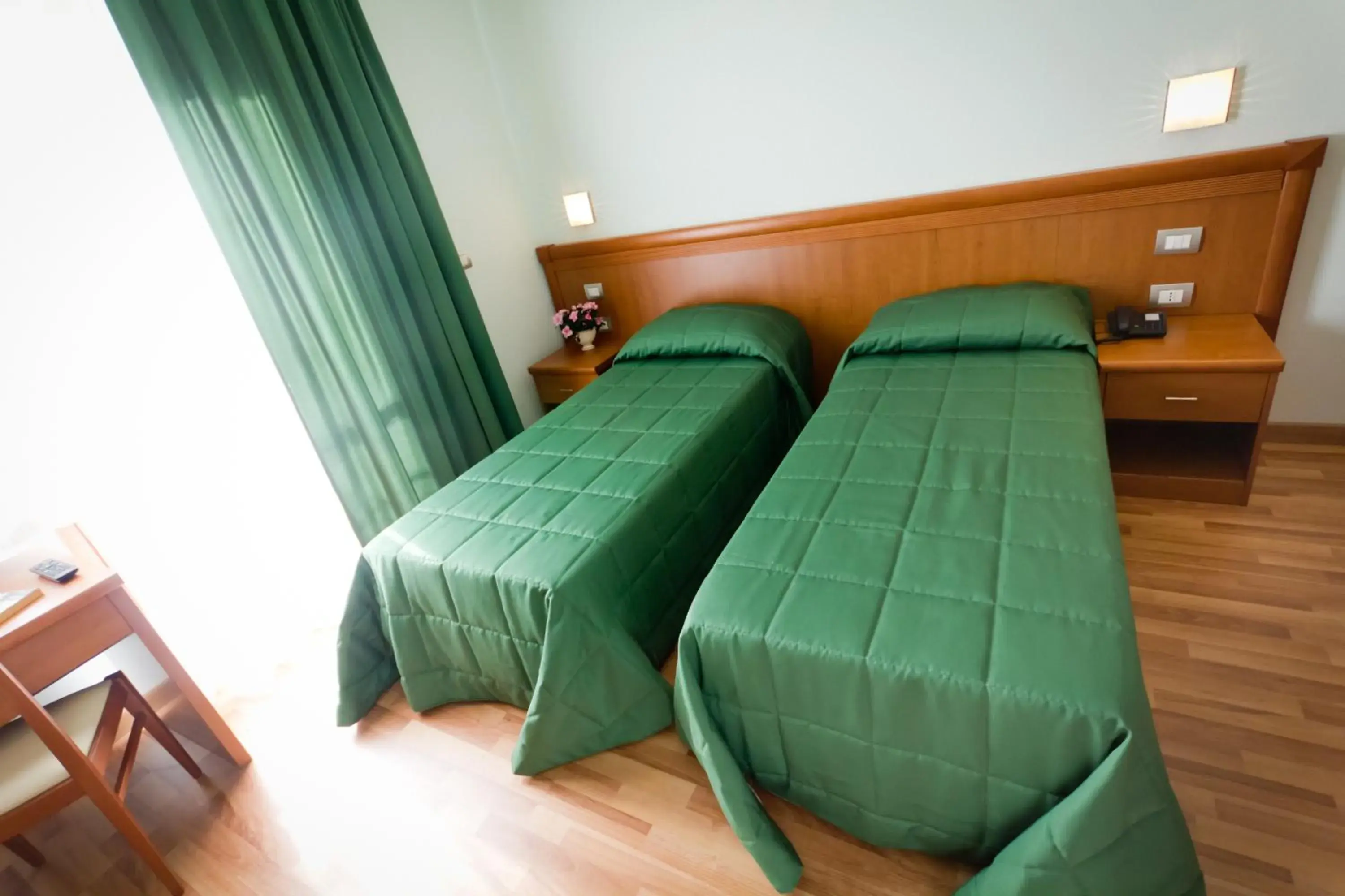 Bed in Hotel Donnini