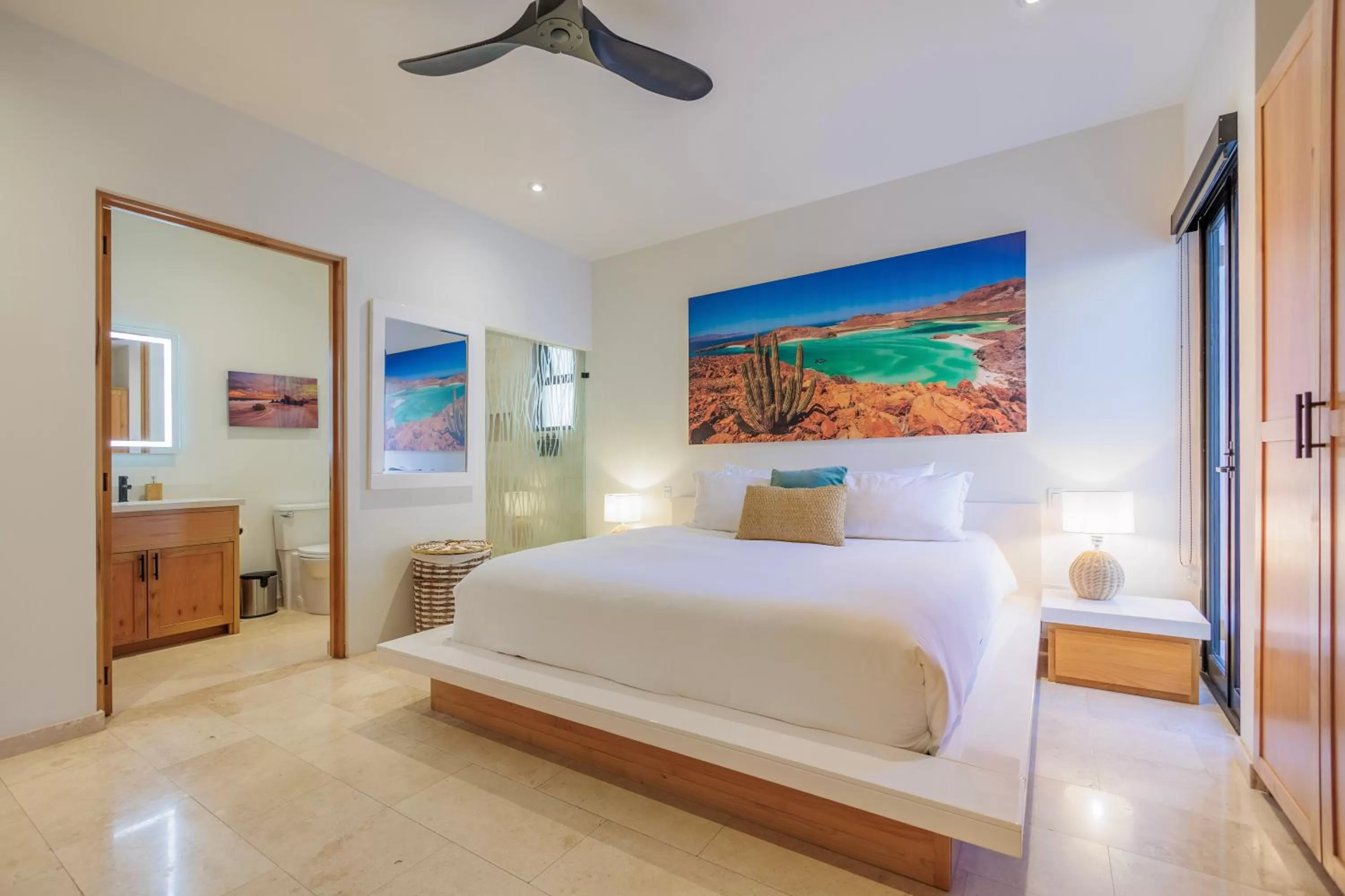 Bed in Cerritos Surf Residences