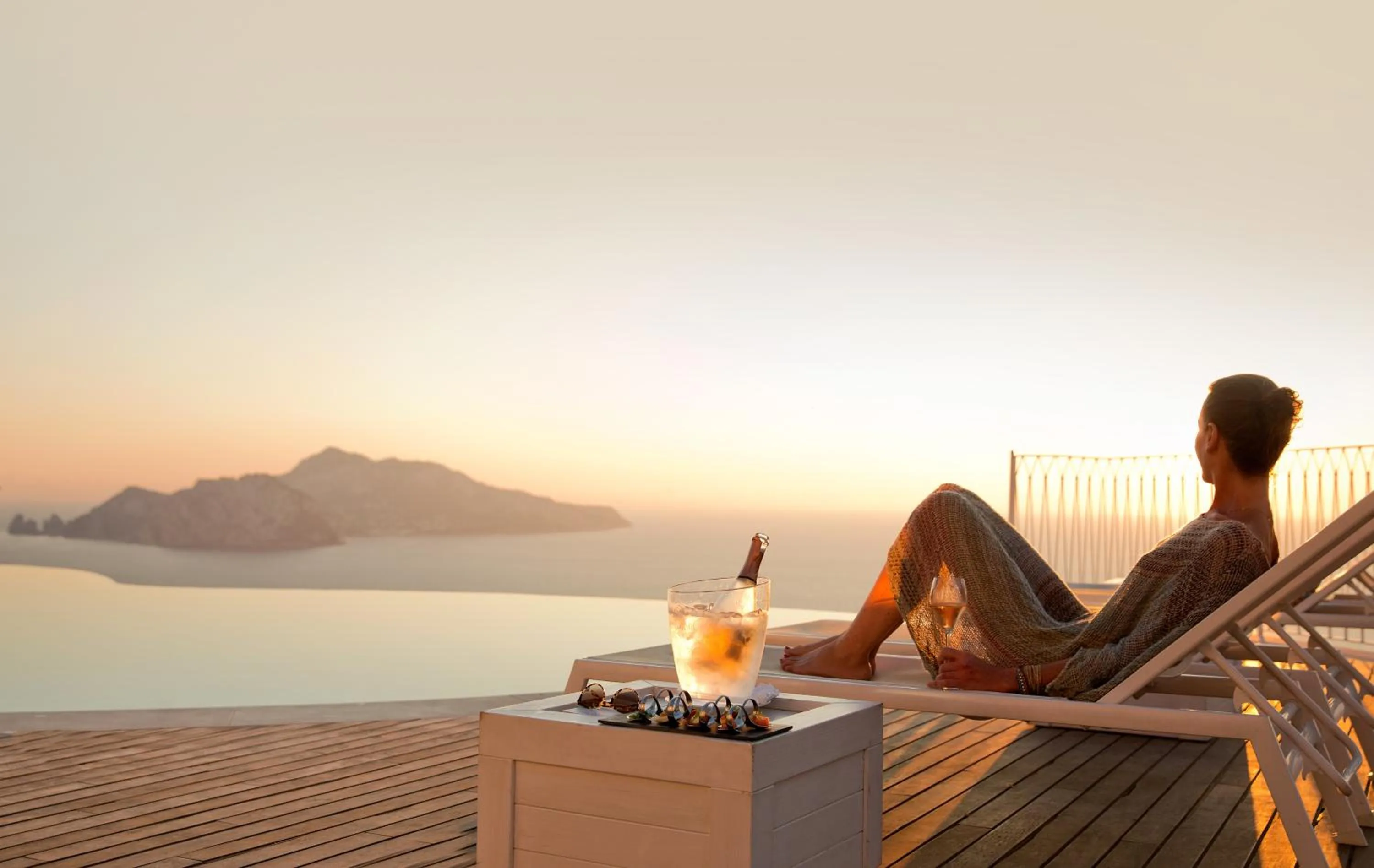 Swimming pool in Relais Blu