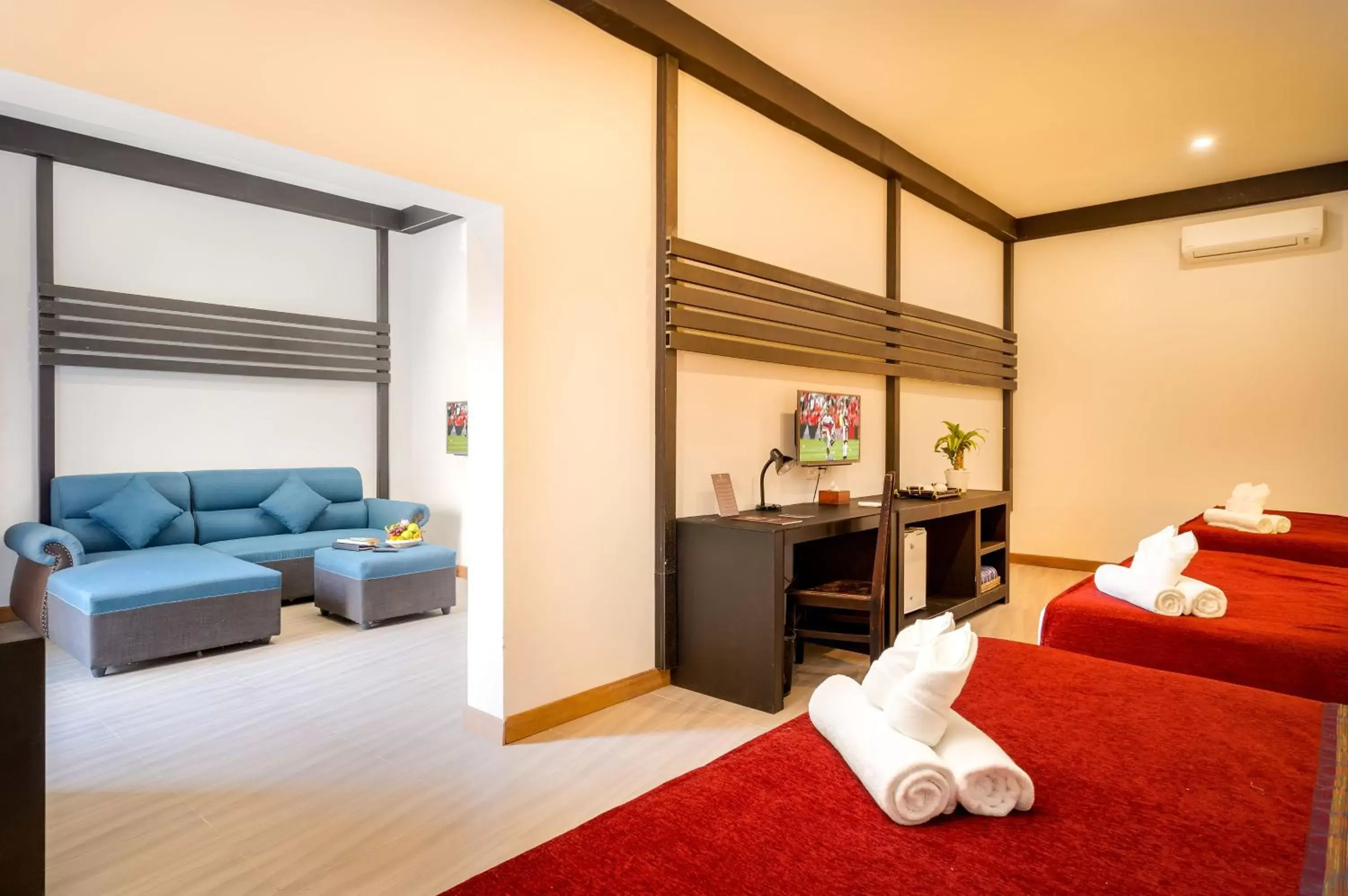 Bedroom, Seating Area in Reveal Angkor Hotel