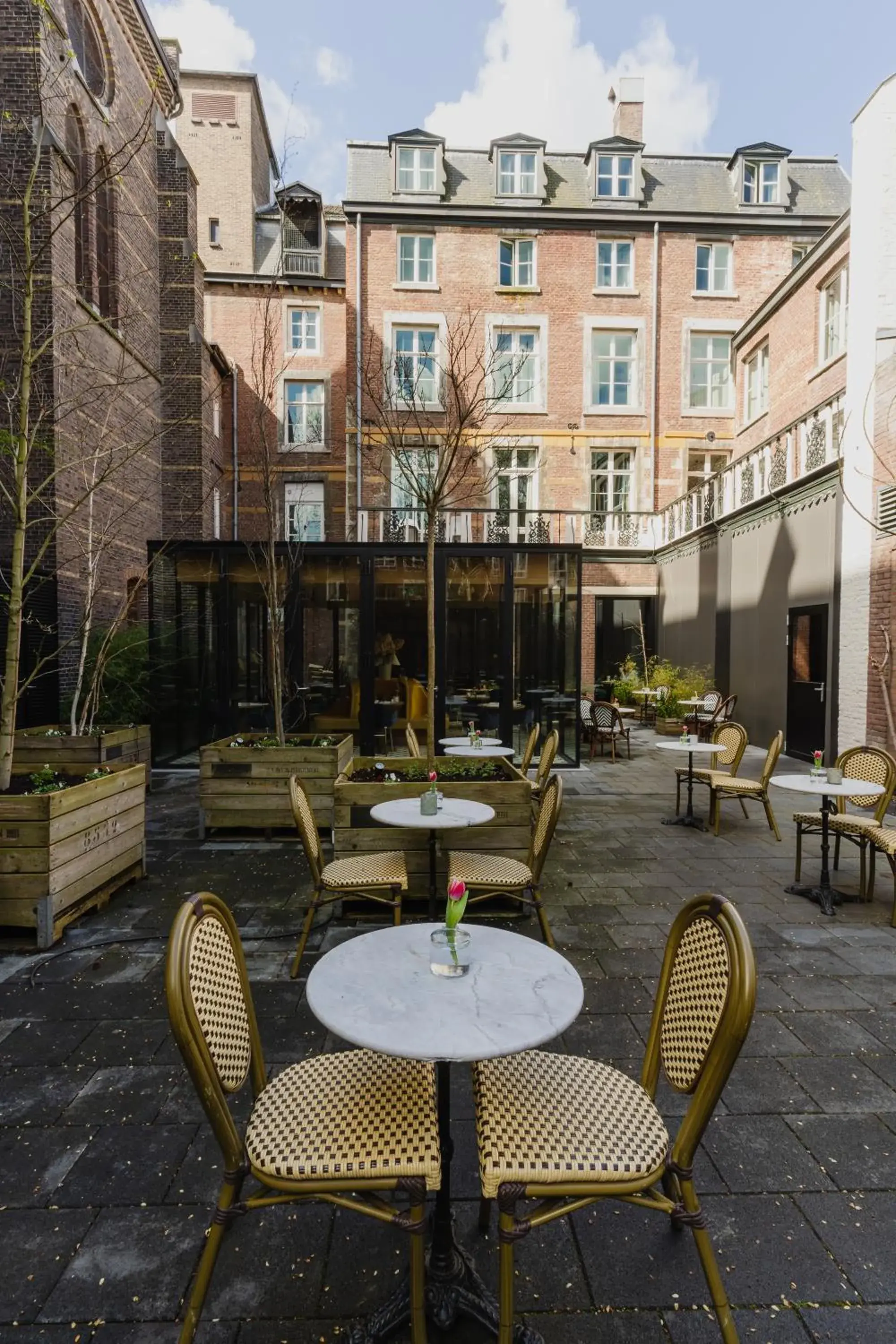 Garden in Hotel Monastère Maastricht