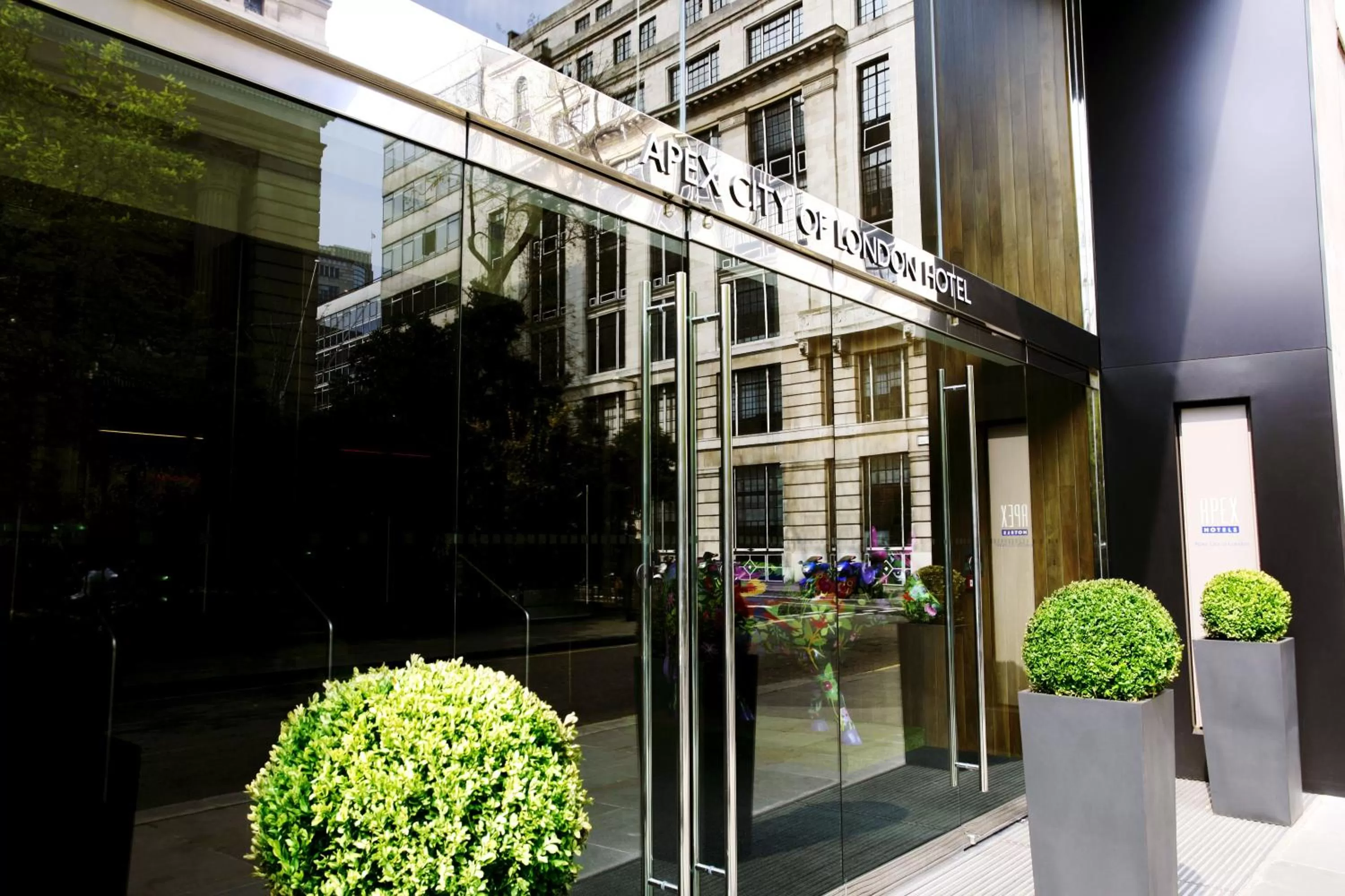 Facade/entrance in Apex City Of London Hotel