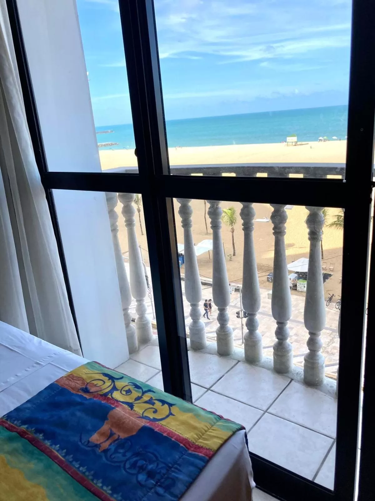 View (from property/room), Bed in Hotel Flat Classic