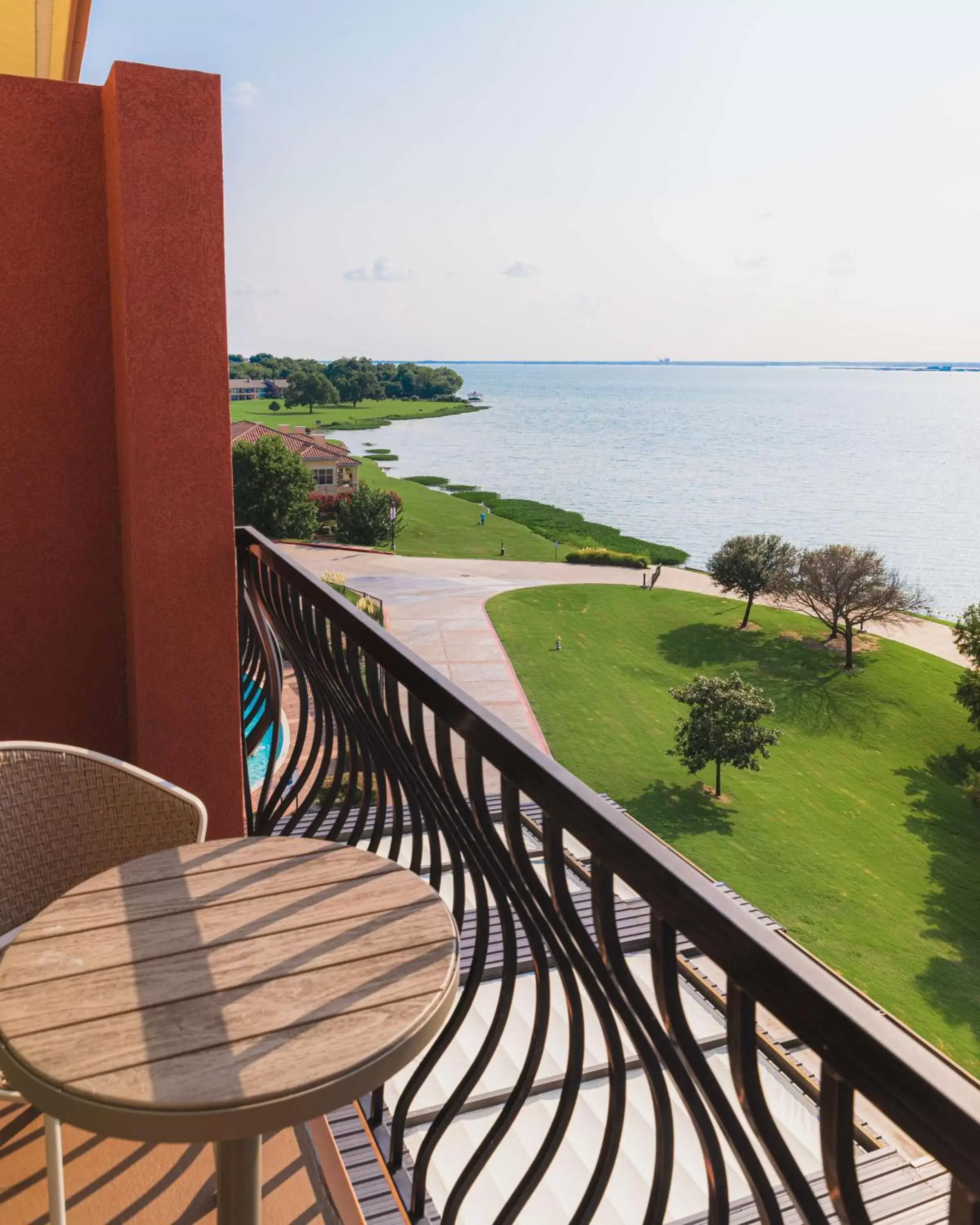 View (from property/room), Balcony/Terrace in Hilton Dallas/Rockwall Lakefront Hotel