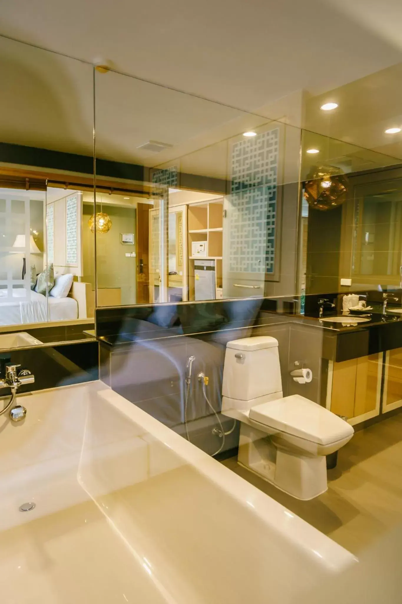 Bathroom in Moon Dragon Hotel