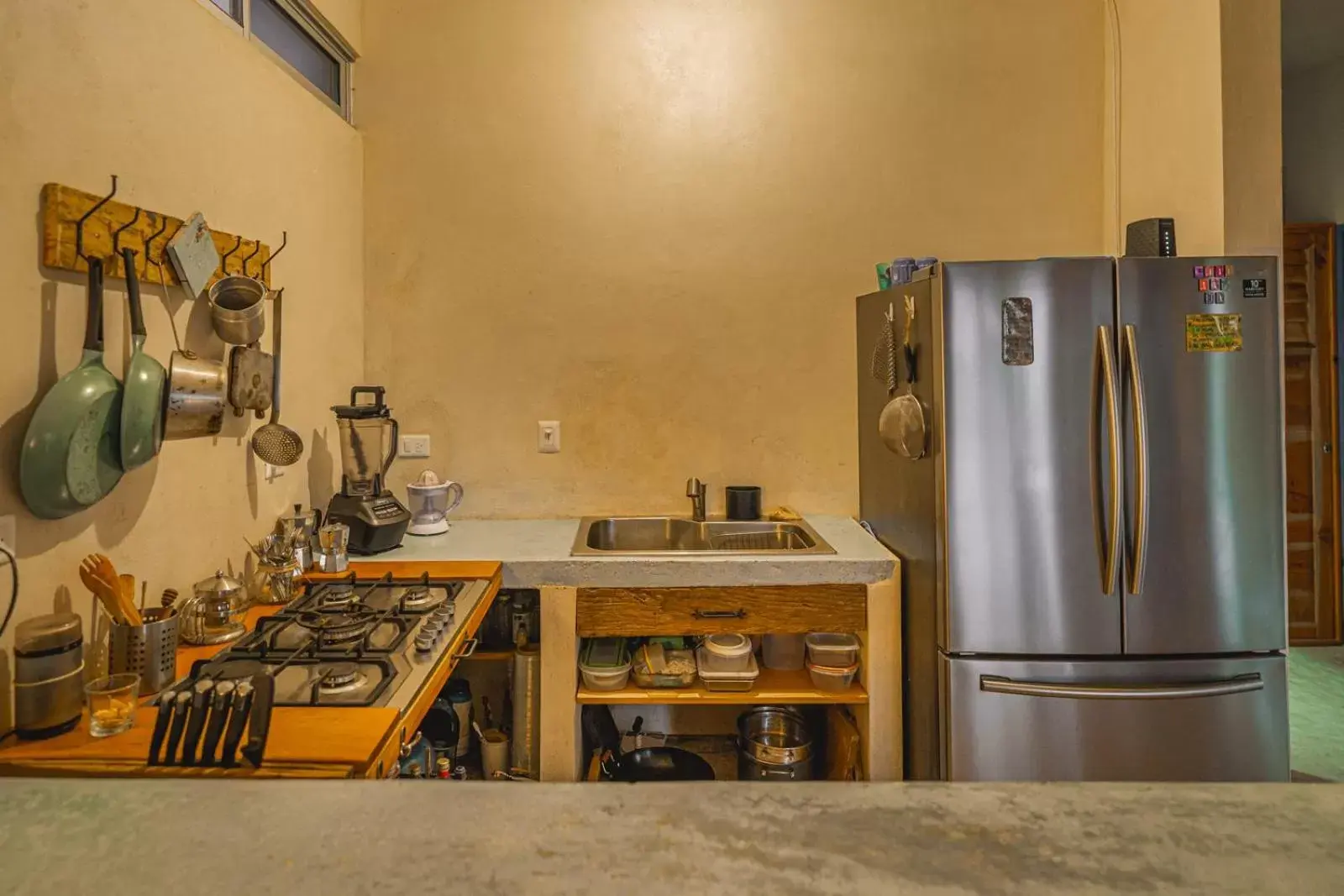 kitchen, Kitchen/Kitchenette in Casa Mia El Cuyo Eco Beach Boutique Hotel