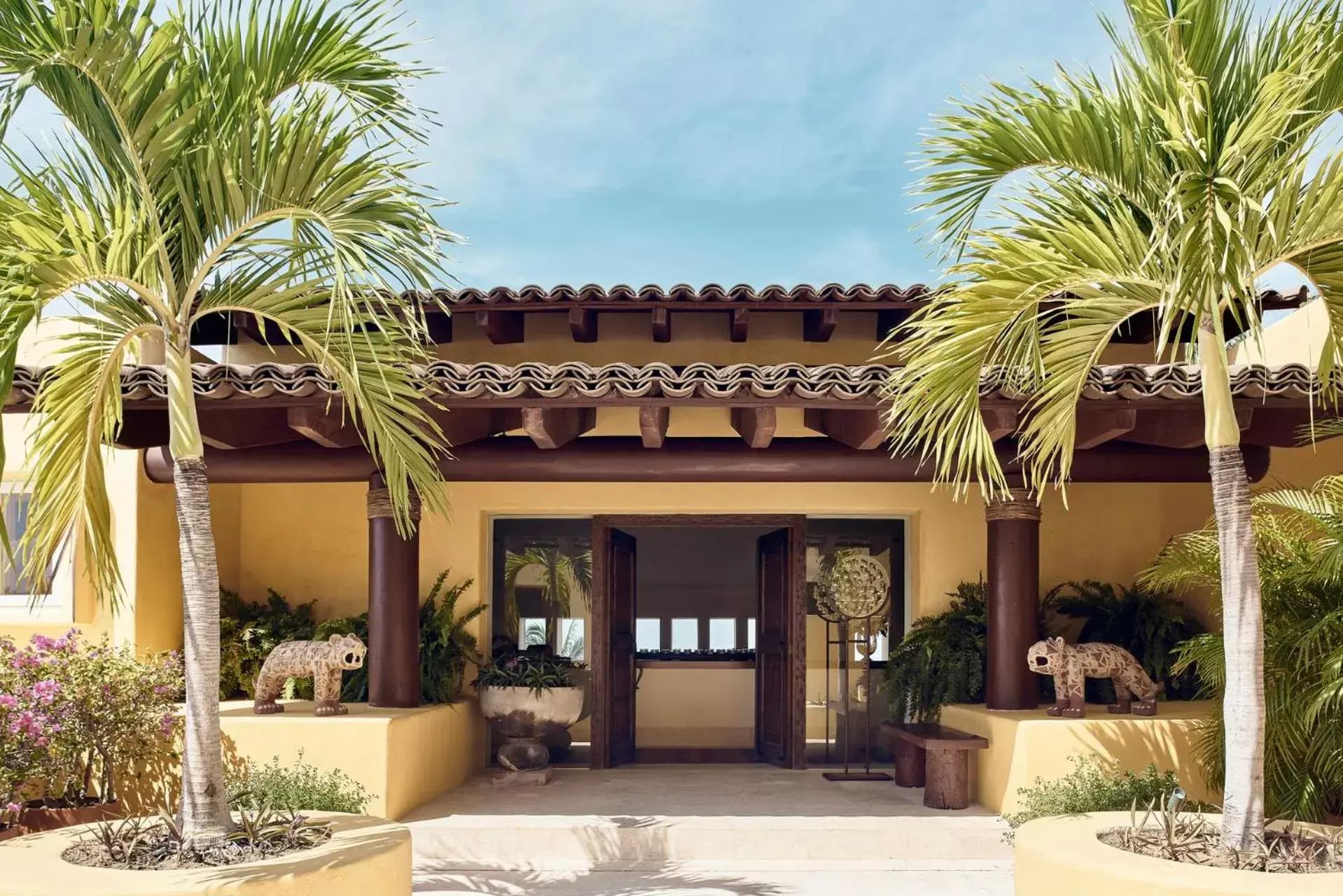 Facade/entrance in Four Seasons Resort Punta Mita Facade/entrance in Four Seasons Resort Punta Mita