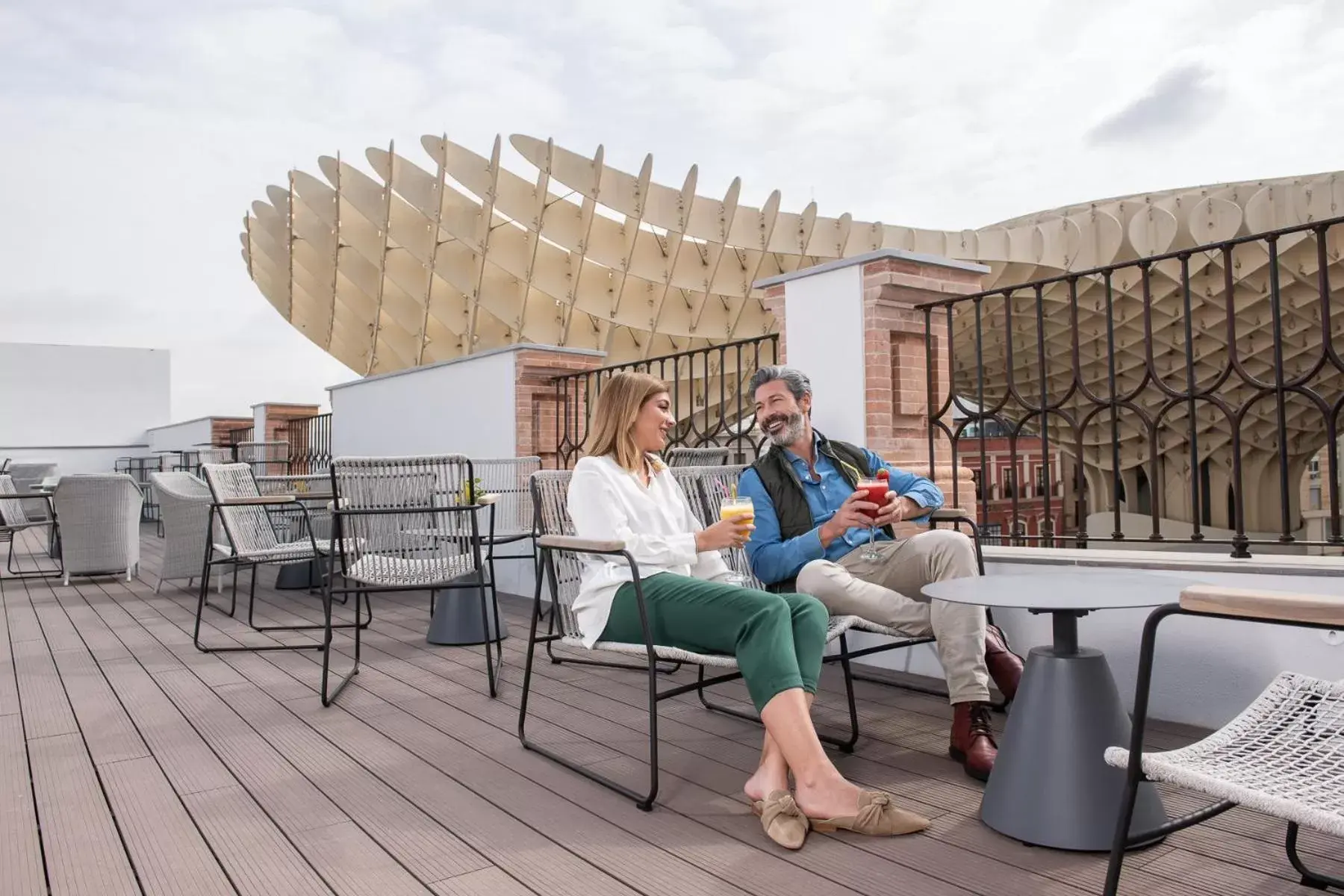 Balcony/Terrace in Hotel Casa de Indias By Intur