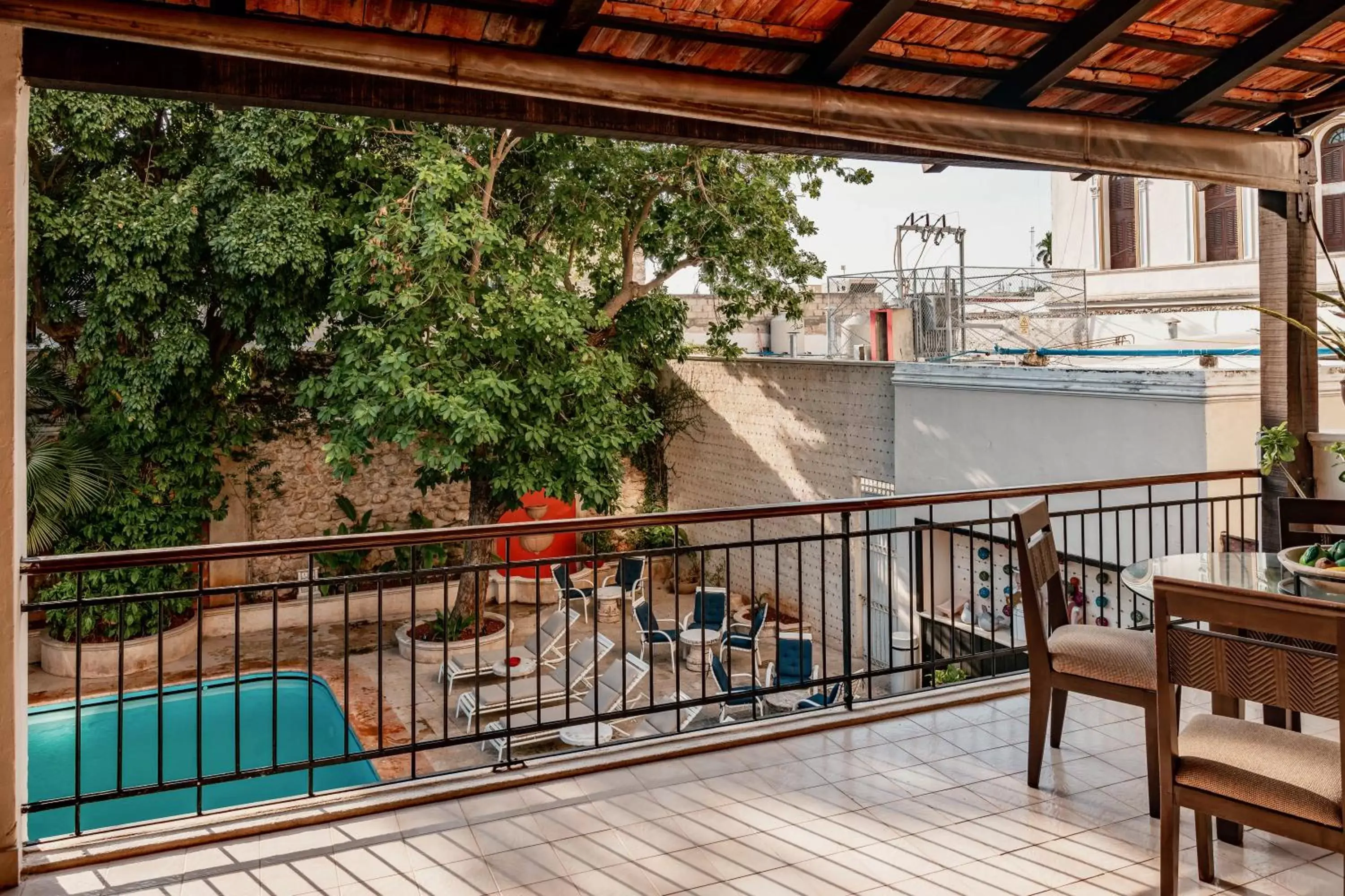 Pool view, Balcony/Terrace in Casa del Balam