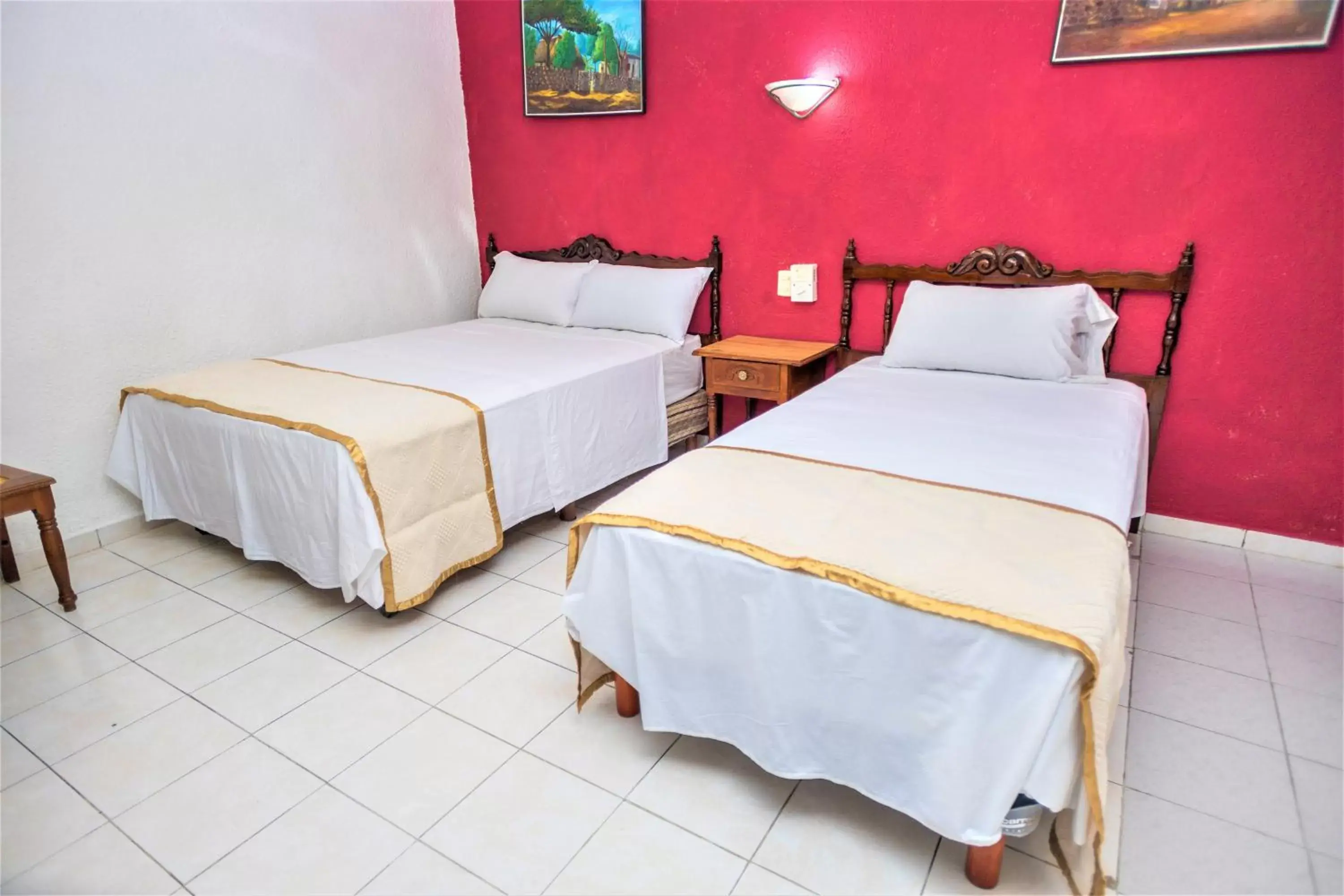 Bed in Hotel Santa Lucía