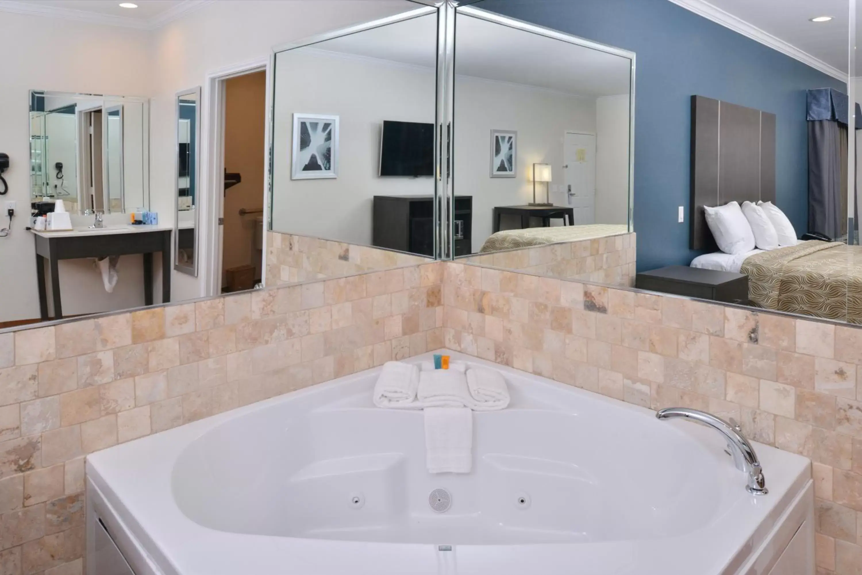 Decorative detail, Bathroom in Regency Inn & Suites- NW Houston