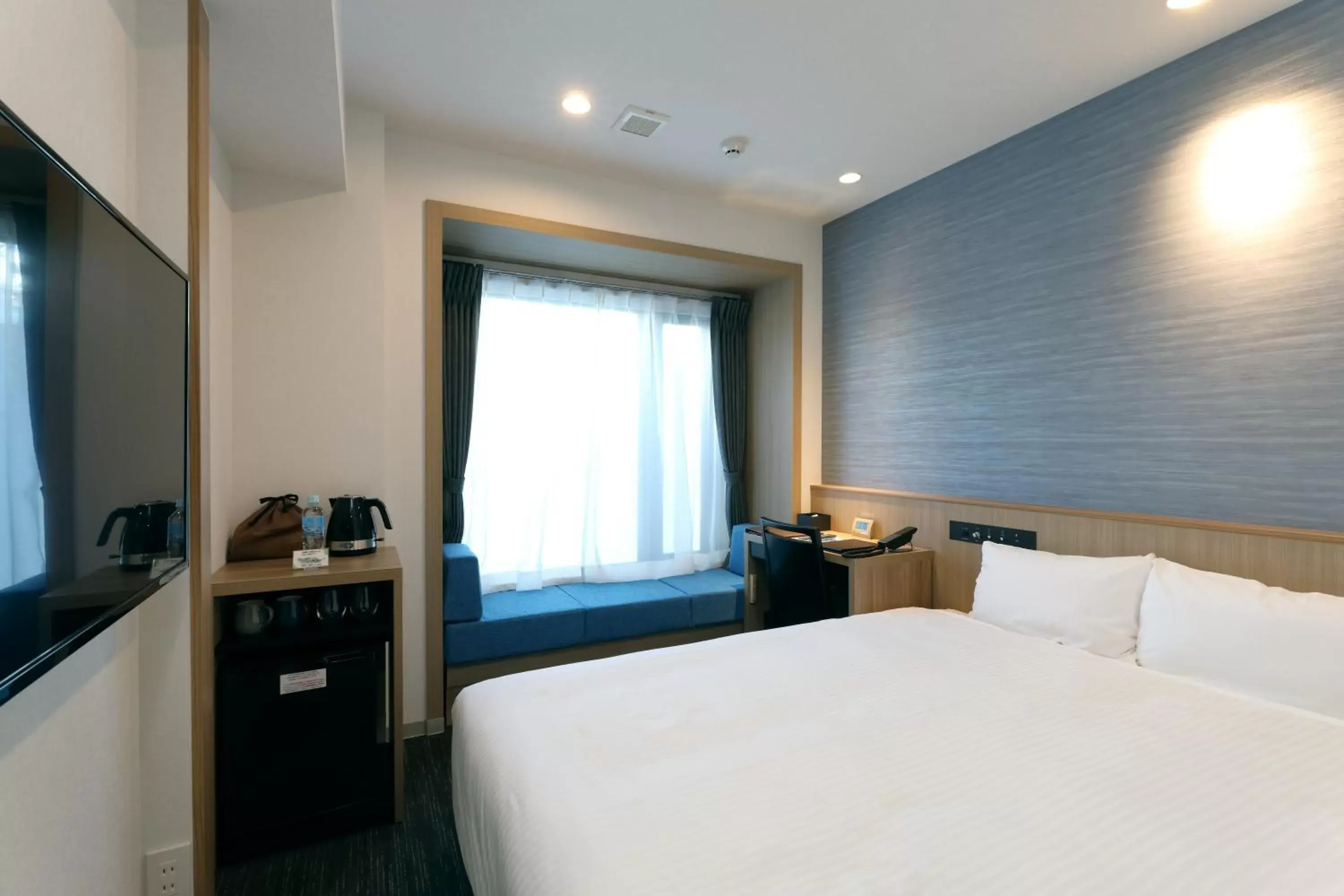 Photo of the whole room, Bed in At Inn Hotel Toyotashi Eki