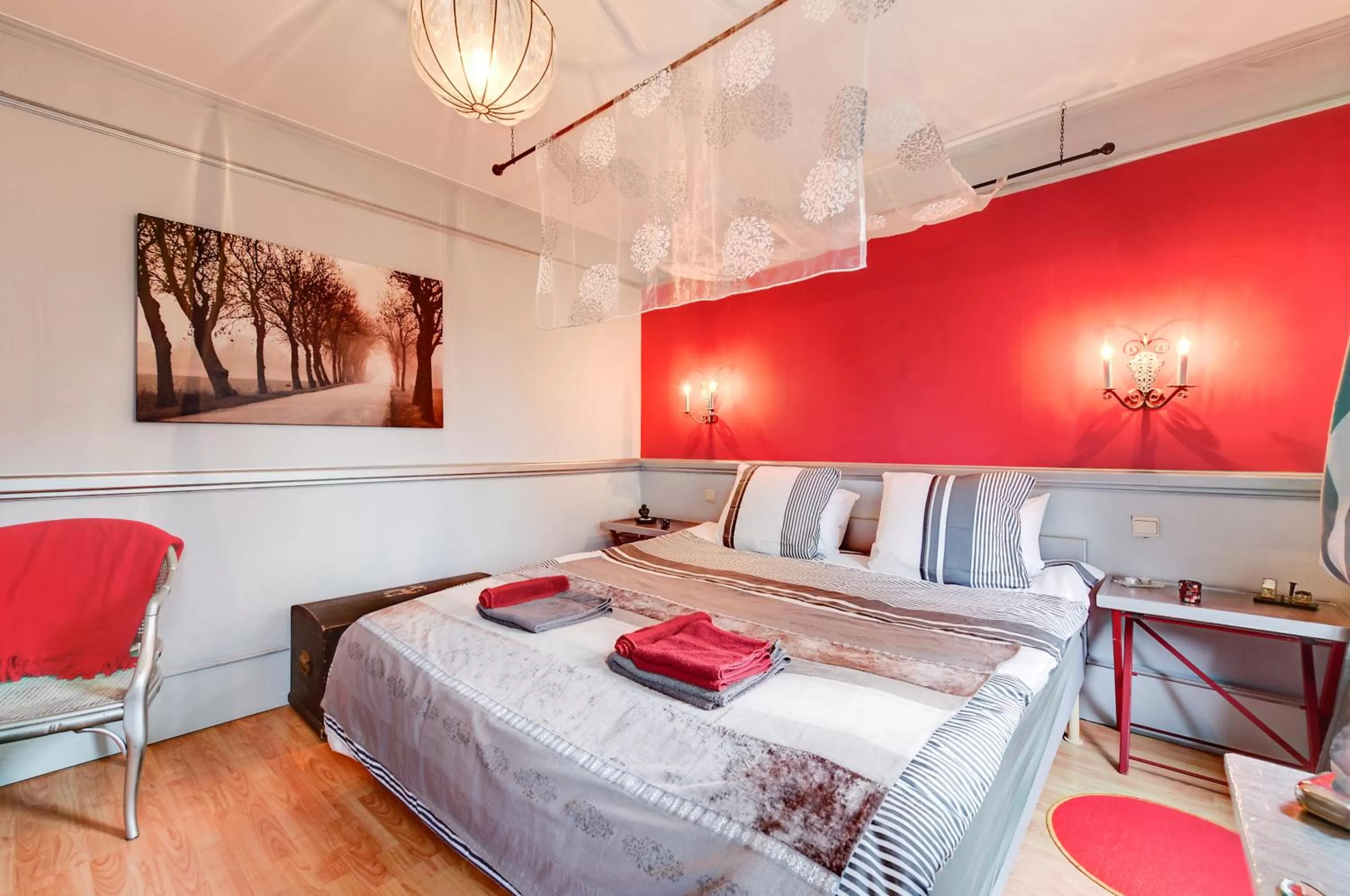 Bed in B&B Villa Belle Epoque