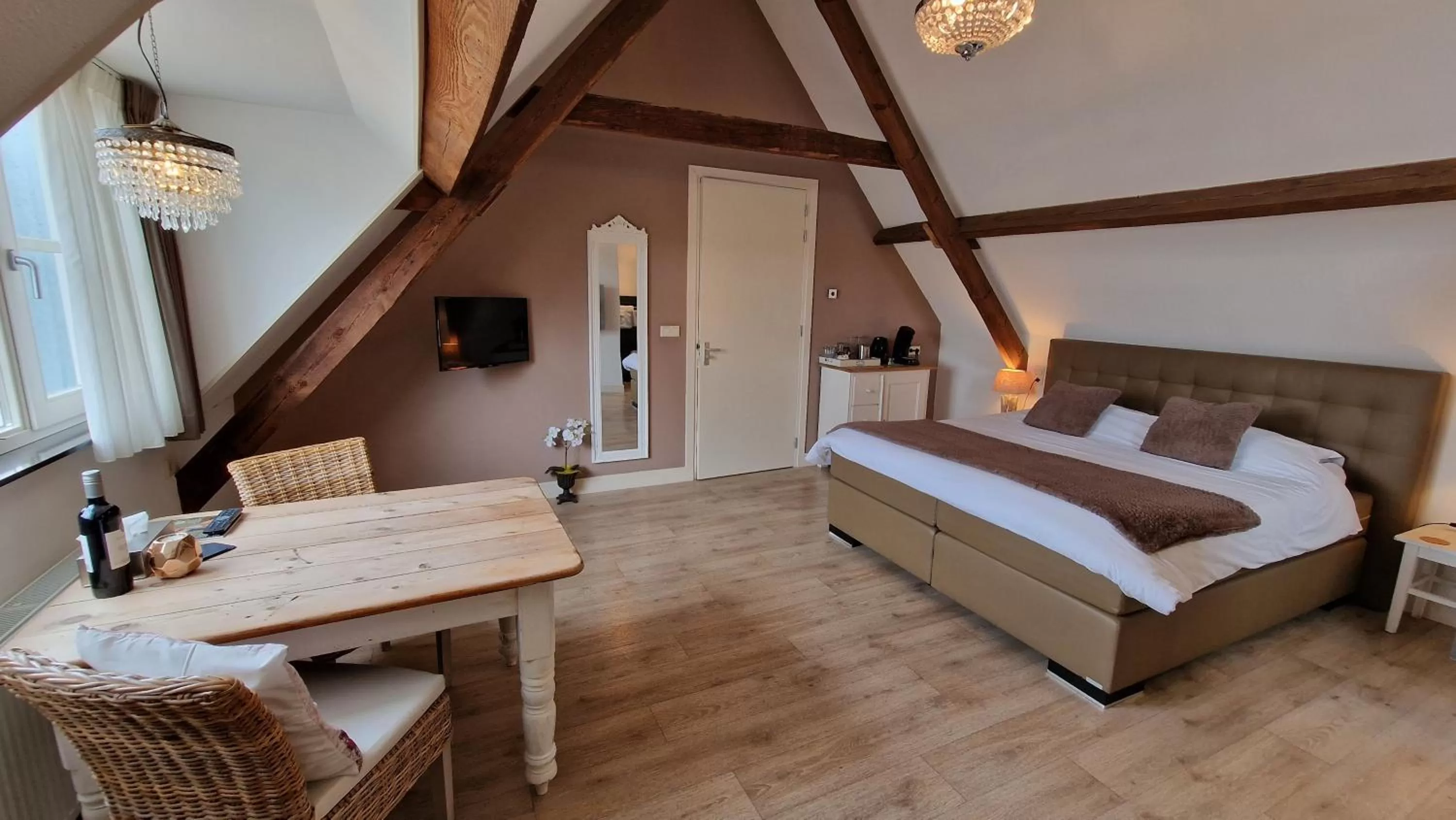 Bed in B&B De Droomhoeve