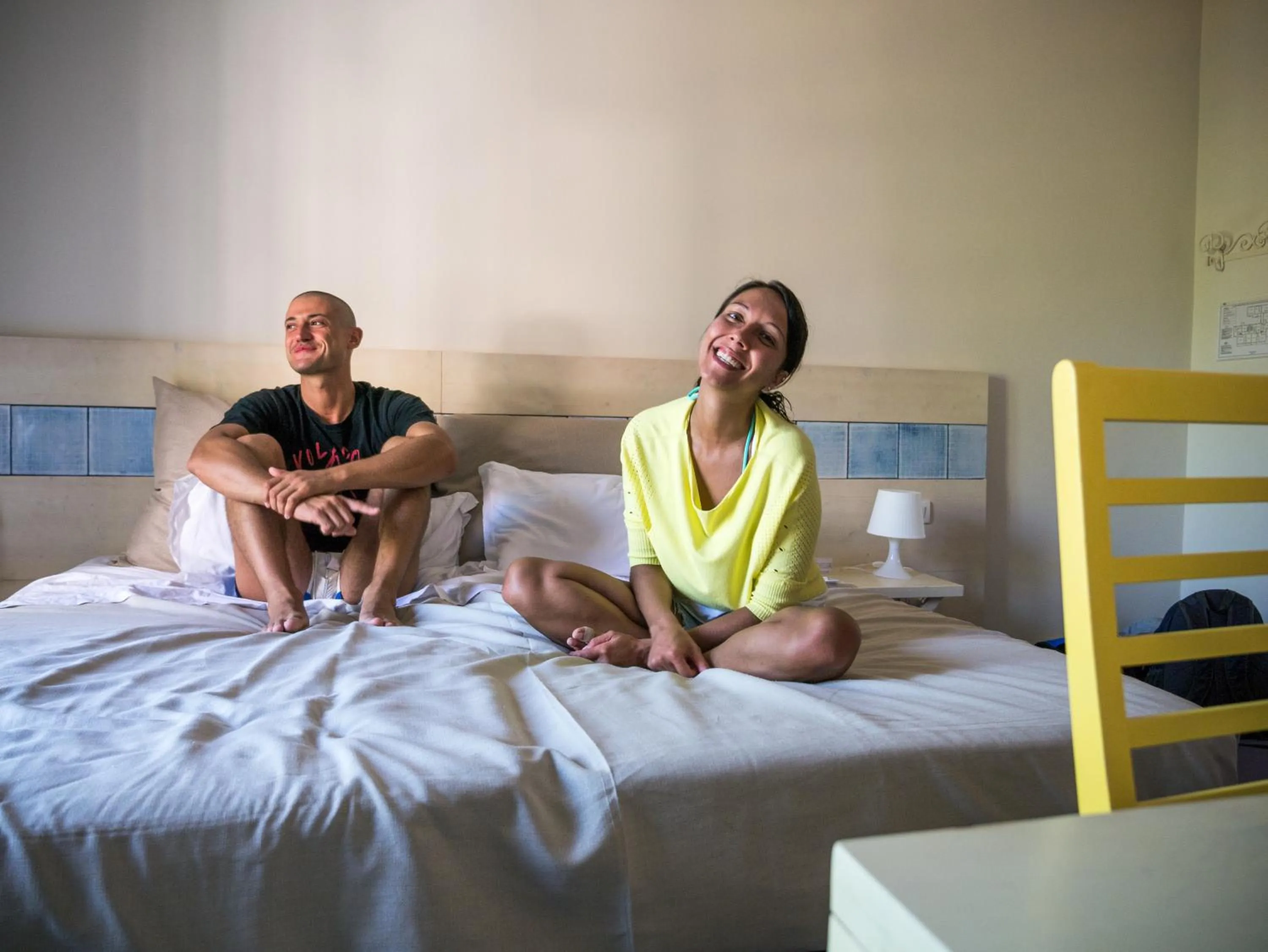 People, Bed in Hotel LaMorosa