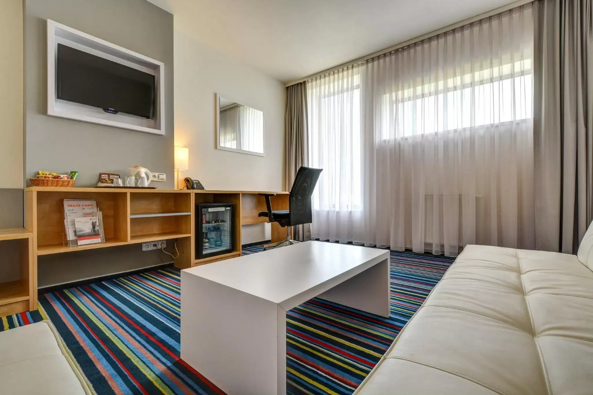 Bedroom, Seating Area in Holiday Inn Prague Airport, an IHG Hotel