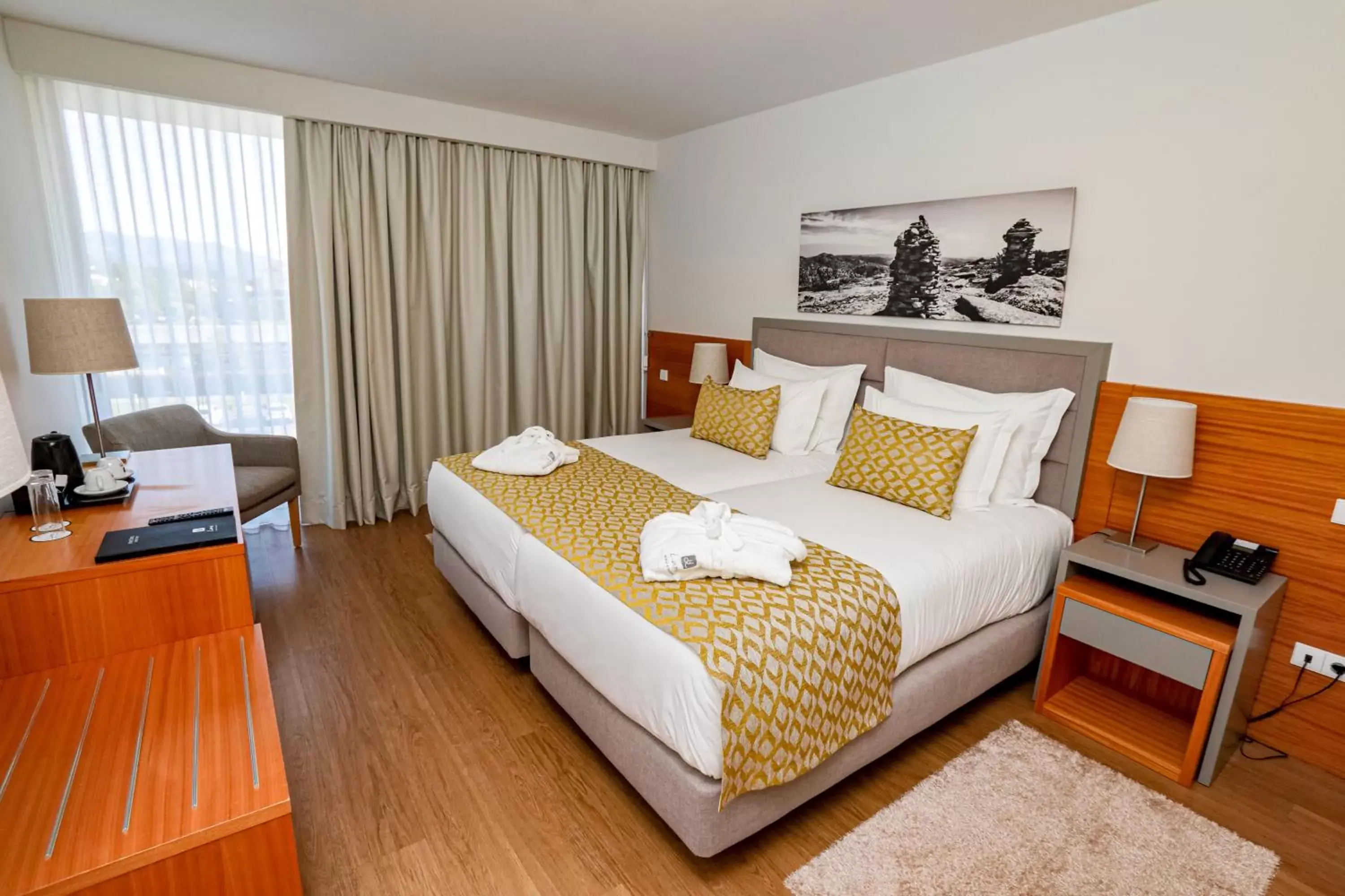 Bed in Luna Arcos Hotel Nature & Wellness