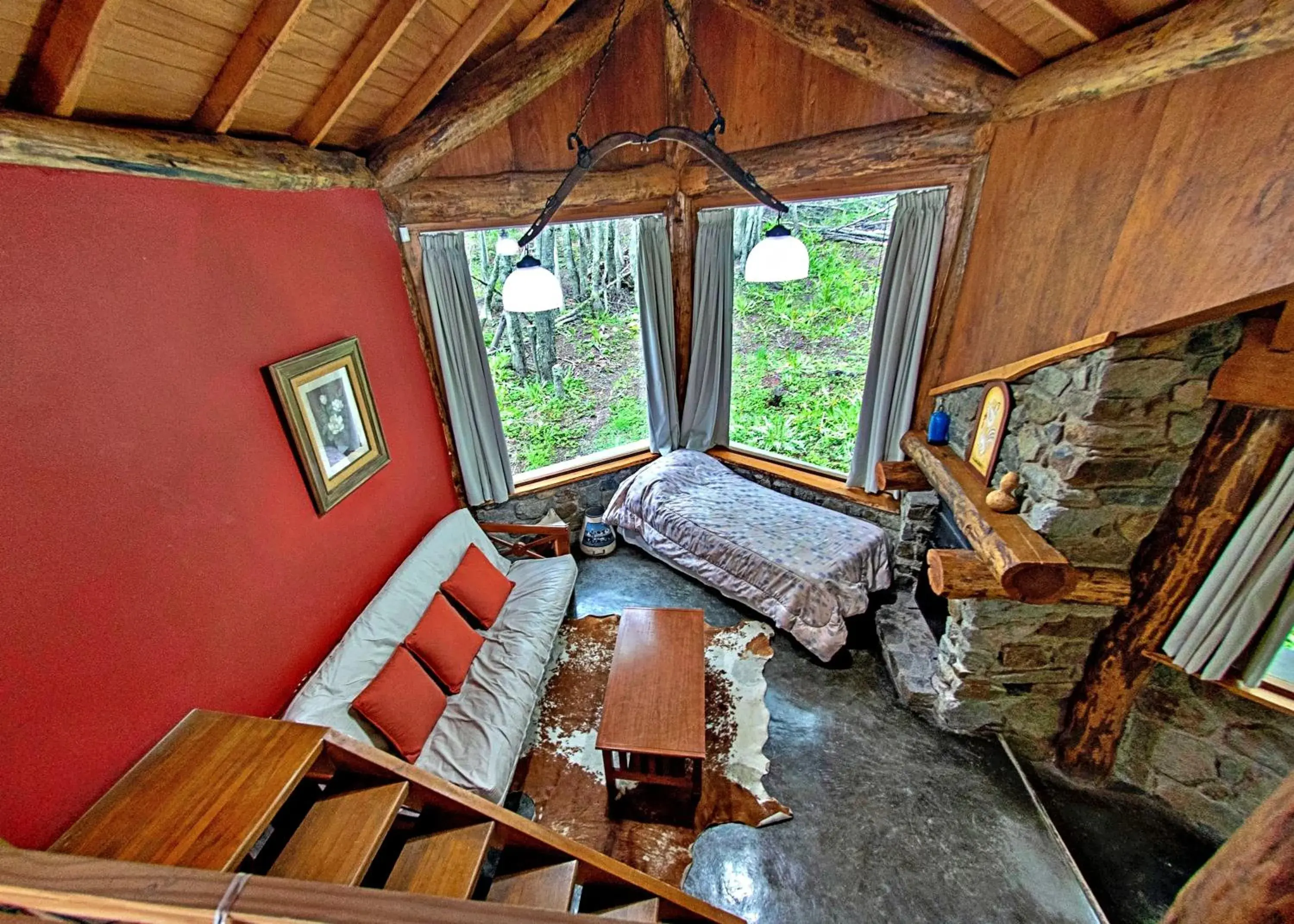 Bed in Patagonia Villa Lodge