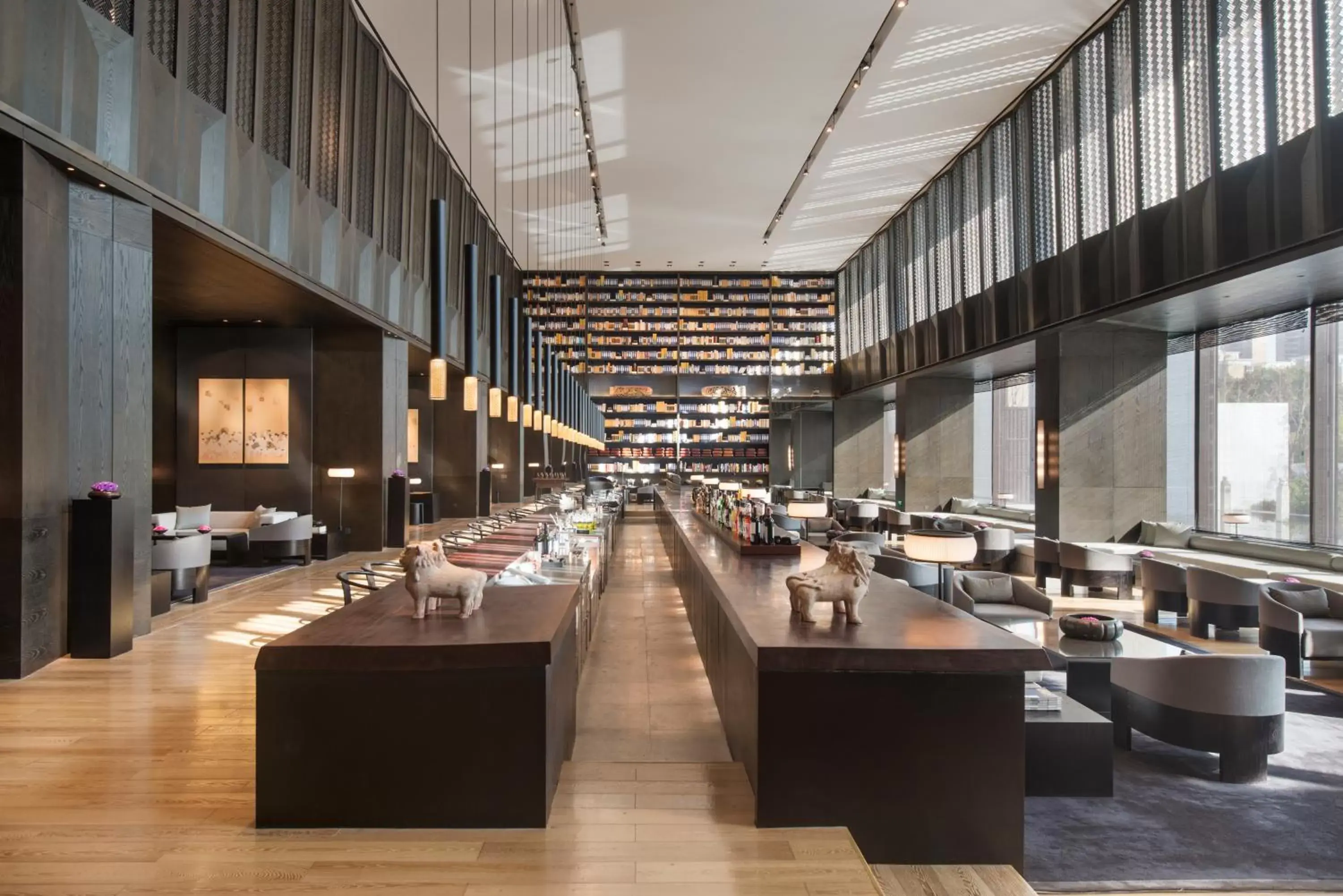 Lobby or reception, Restaurant/Places to Eat in Hyatt Regency Wuhan Optics Valley