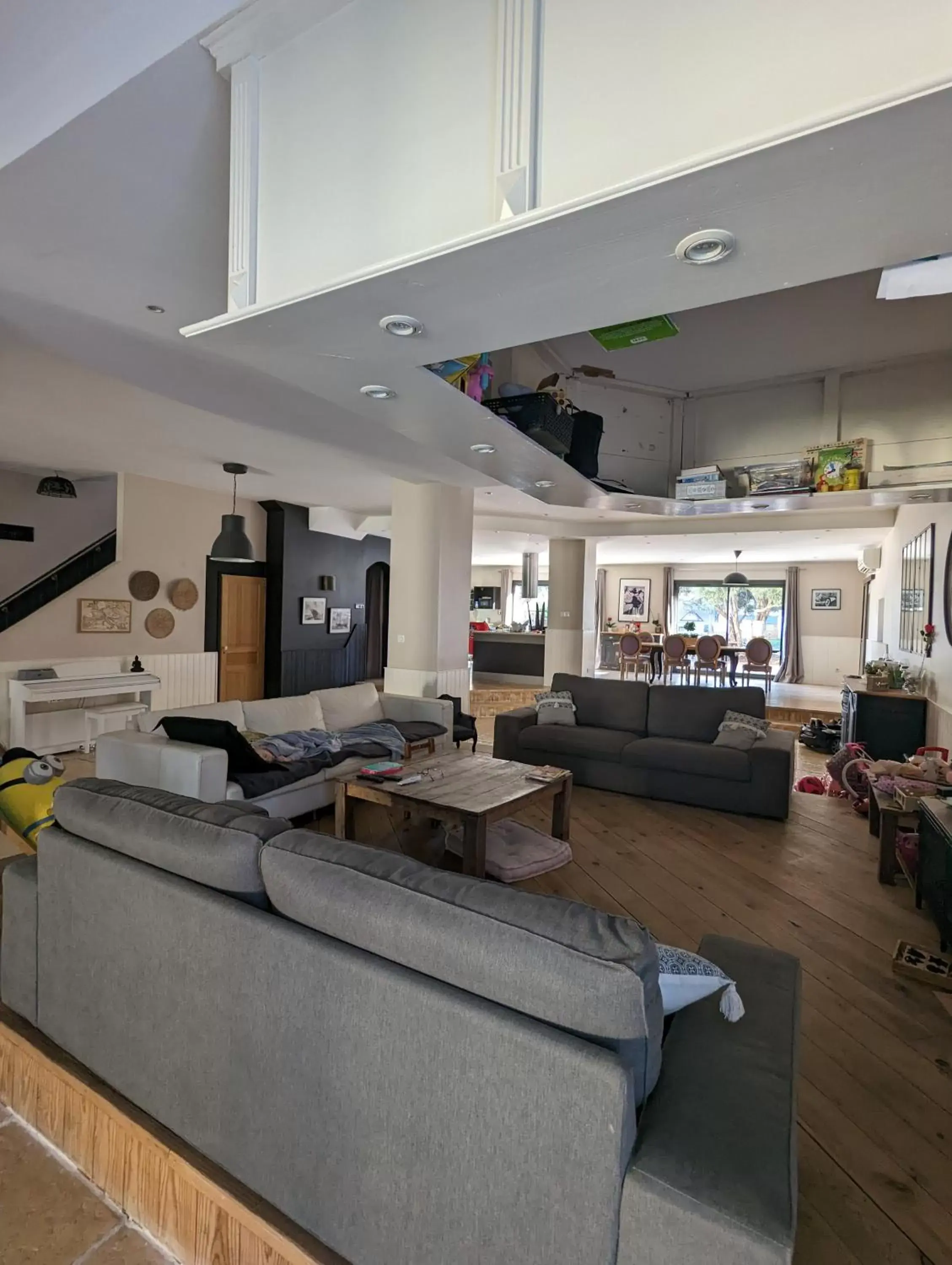 Living room, Lobby/Reception in La villa de Fleury