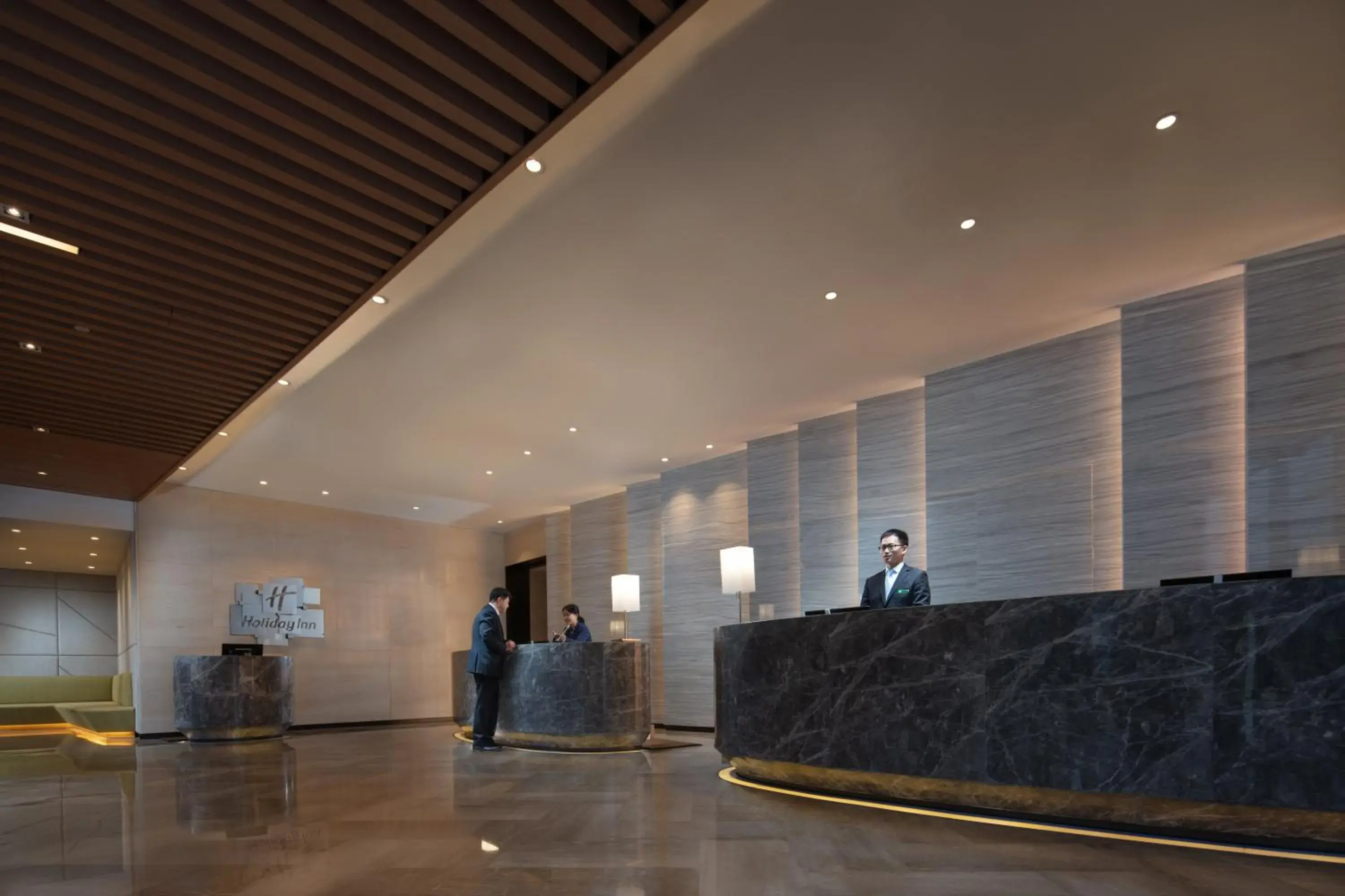 Property building, Lobby/Reception in Holiday Inn Hangzhou Airport Zone, an IHG Hotel