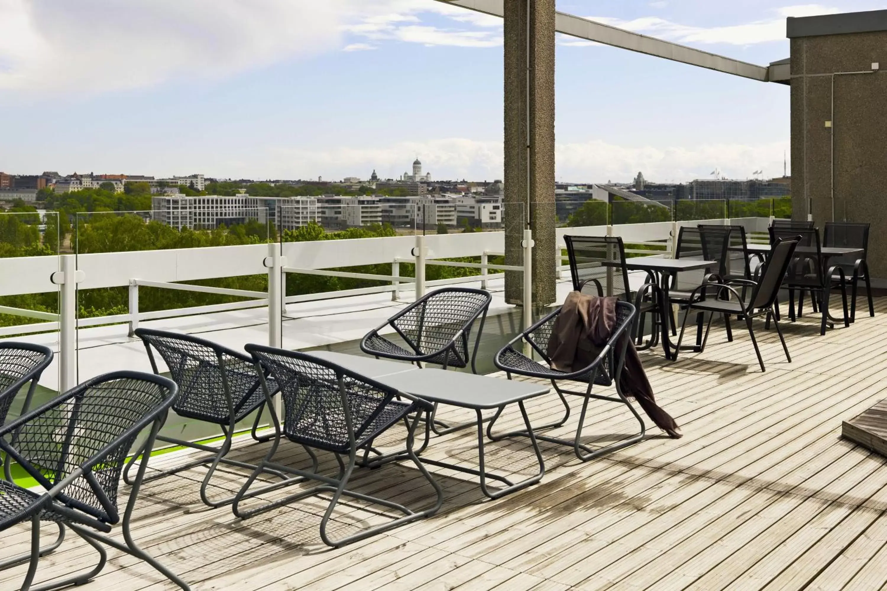 Patio in Scandic Park Helsinki