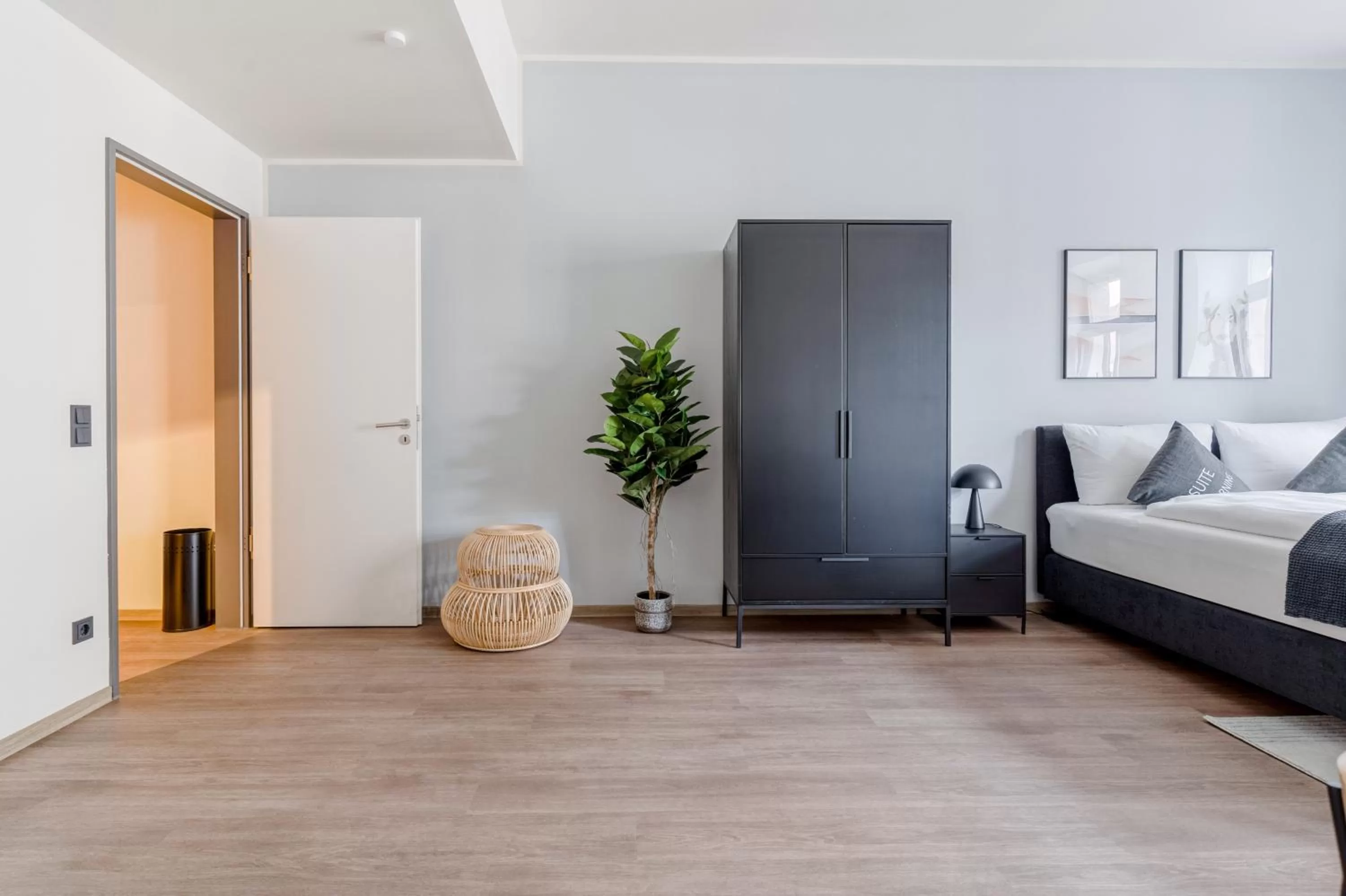 Bed in Limehome Leipzig Oelßner's Hof