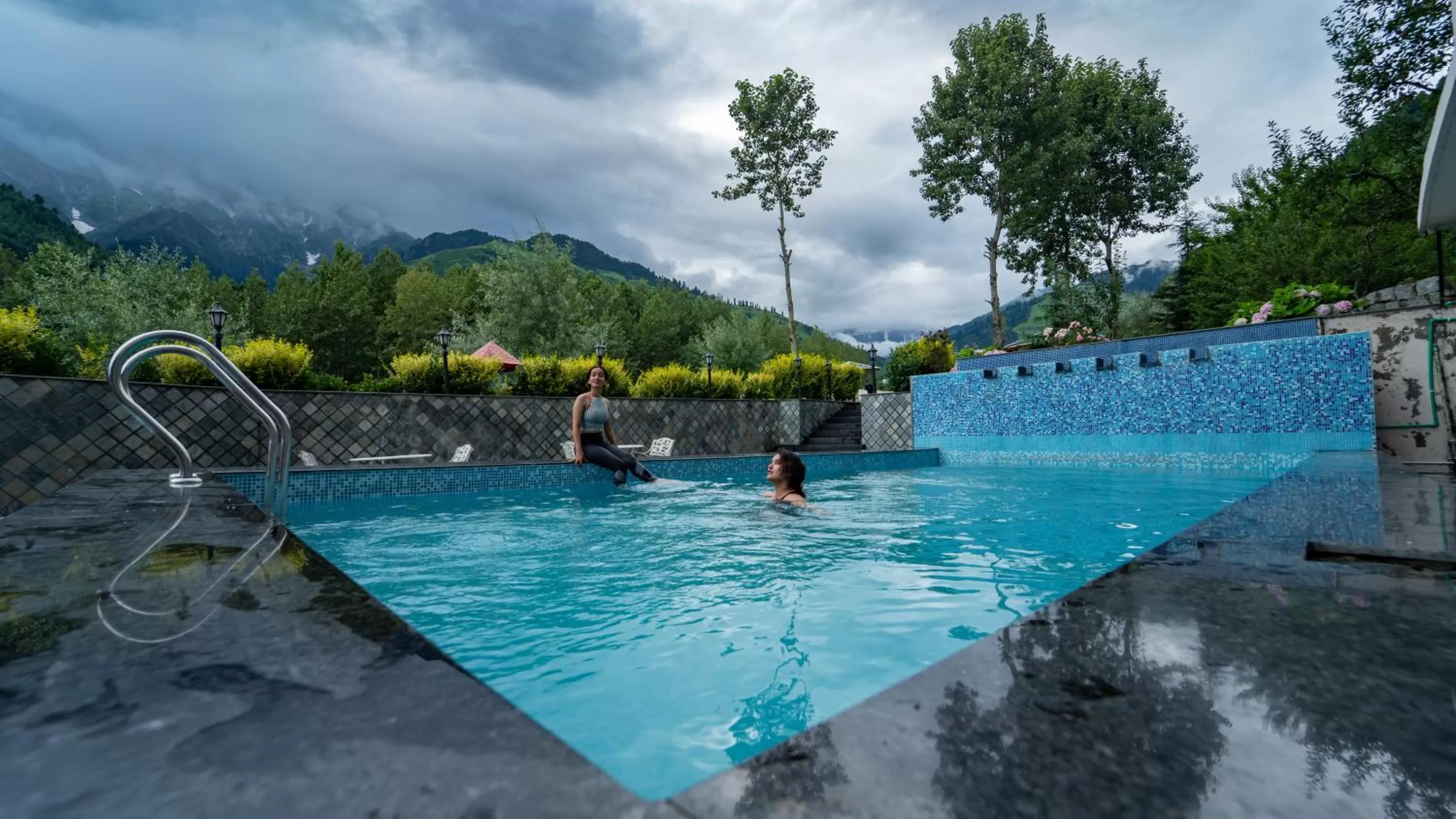 Swimming pool in The Allure Grand Resort -A Majestic Riverside Retreat