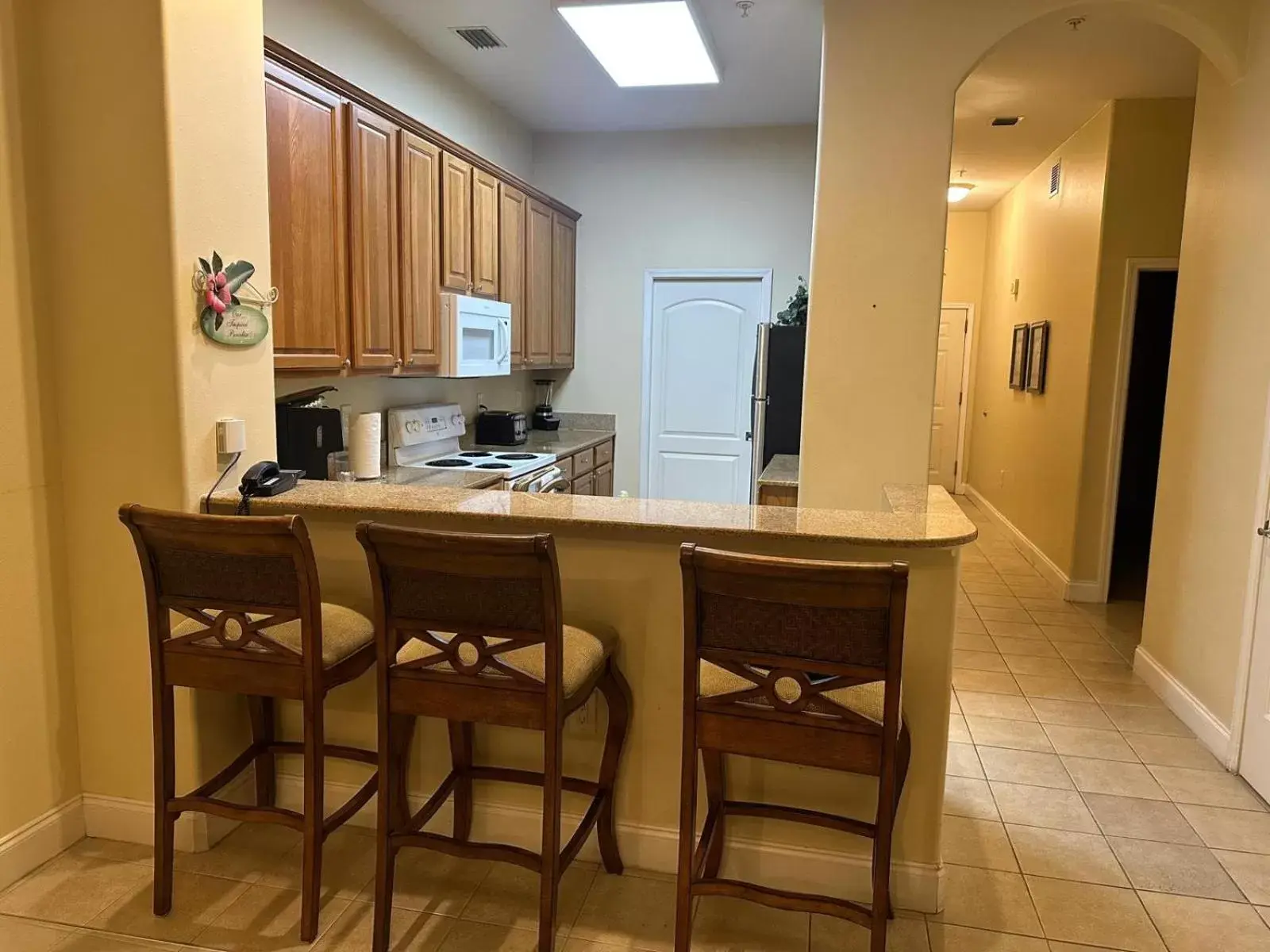 Kitchen/Kitchenette in Penthouse Close to Disney area and Malls water view