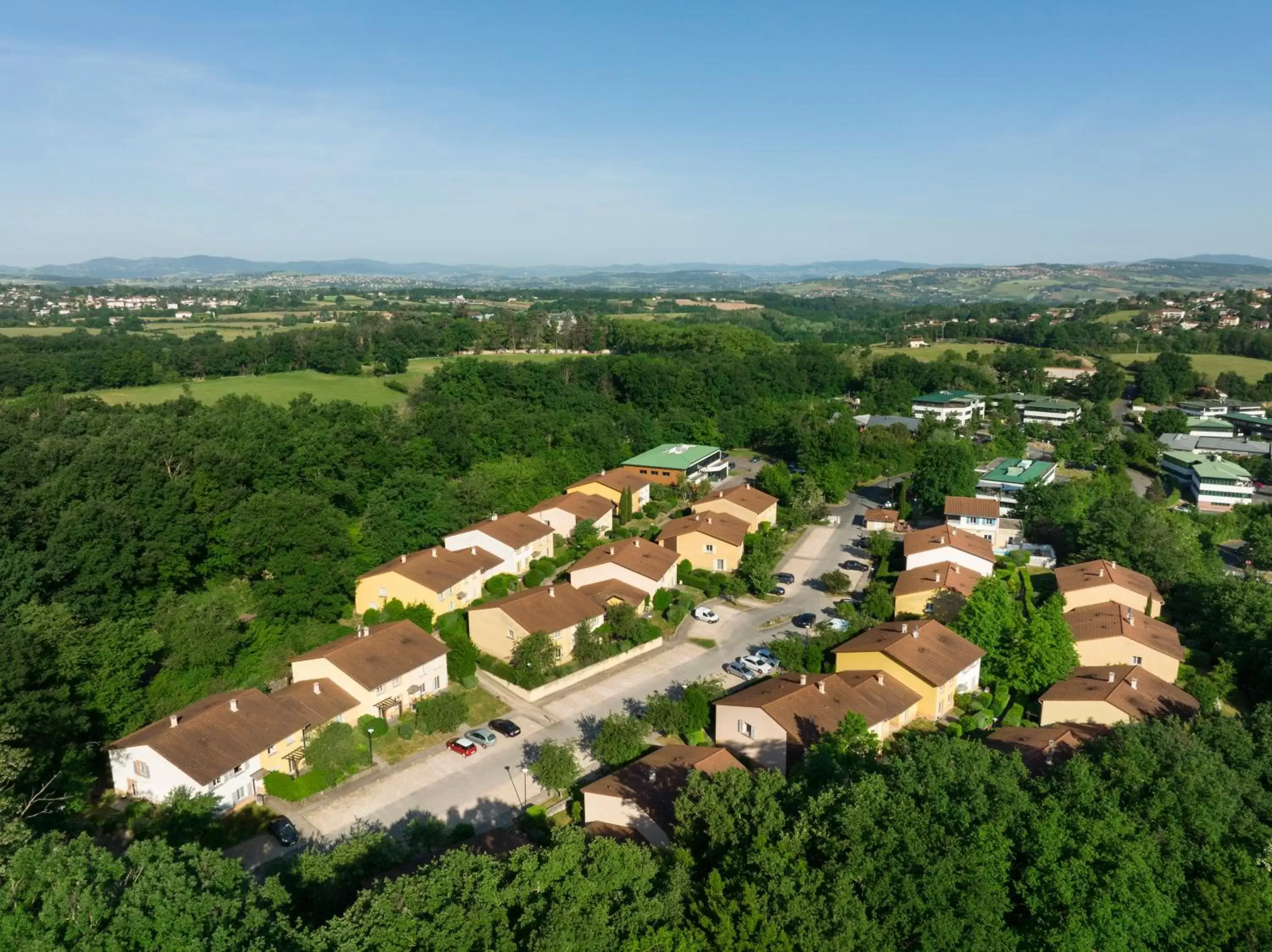 Bird's eye view, Bird's-eye View in Garden & City Lyon - Lissieu