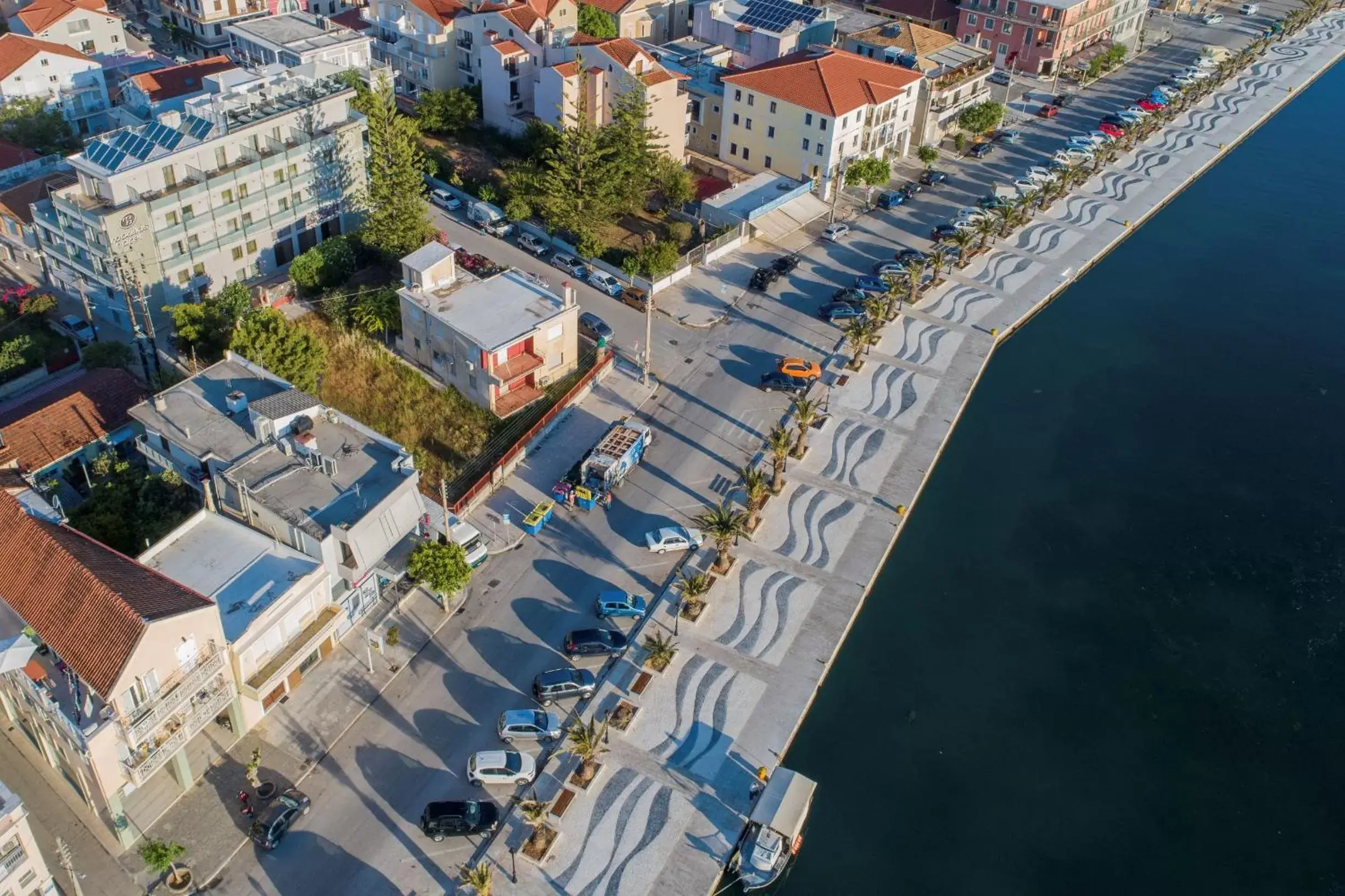 Bird's eye view, Bird's-eye View in Mouikis Hotel Kefalonia