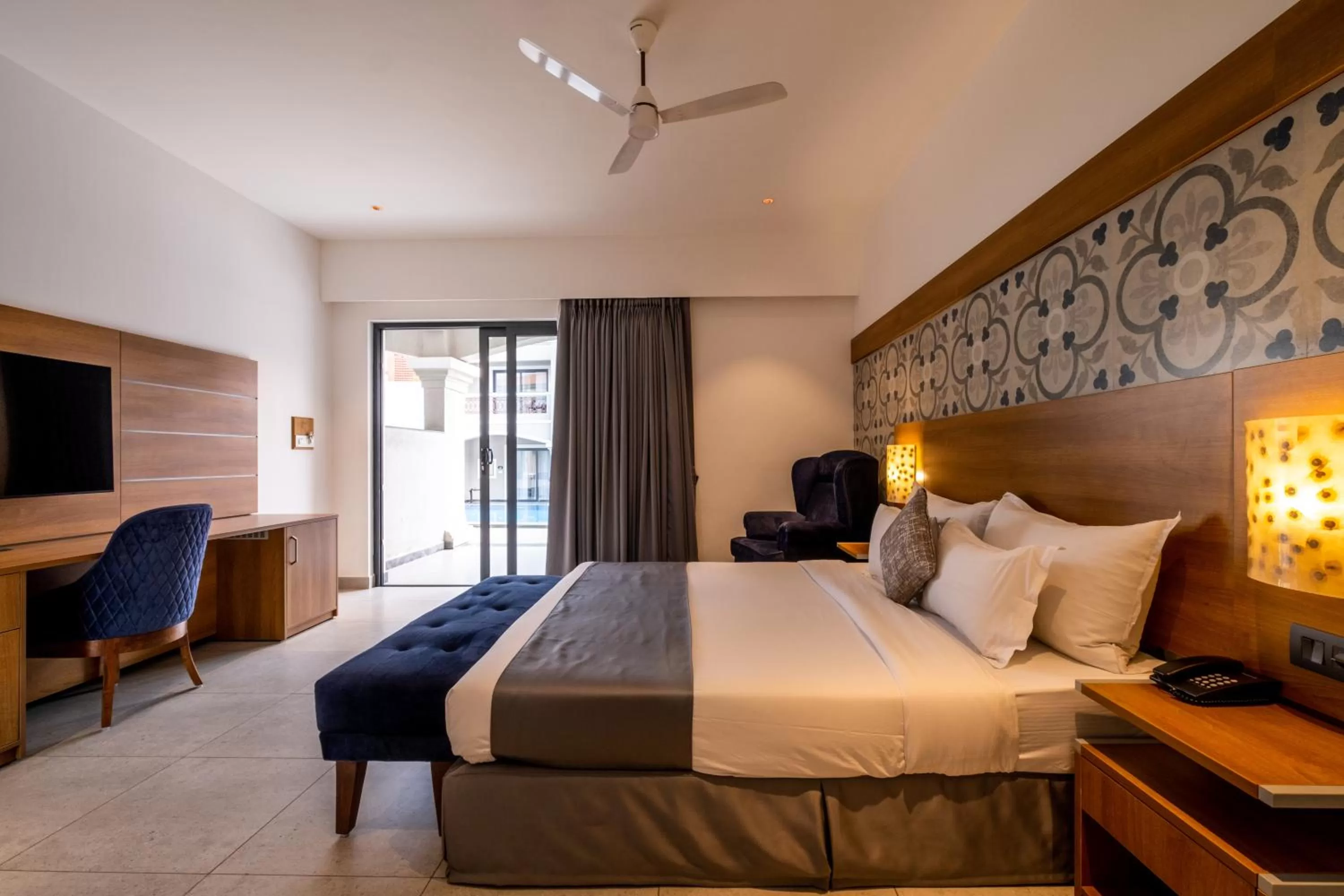 Bed in Chalston Beach Resort