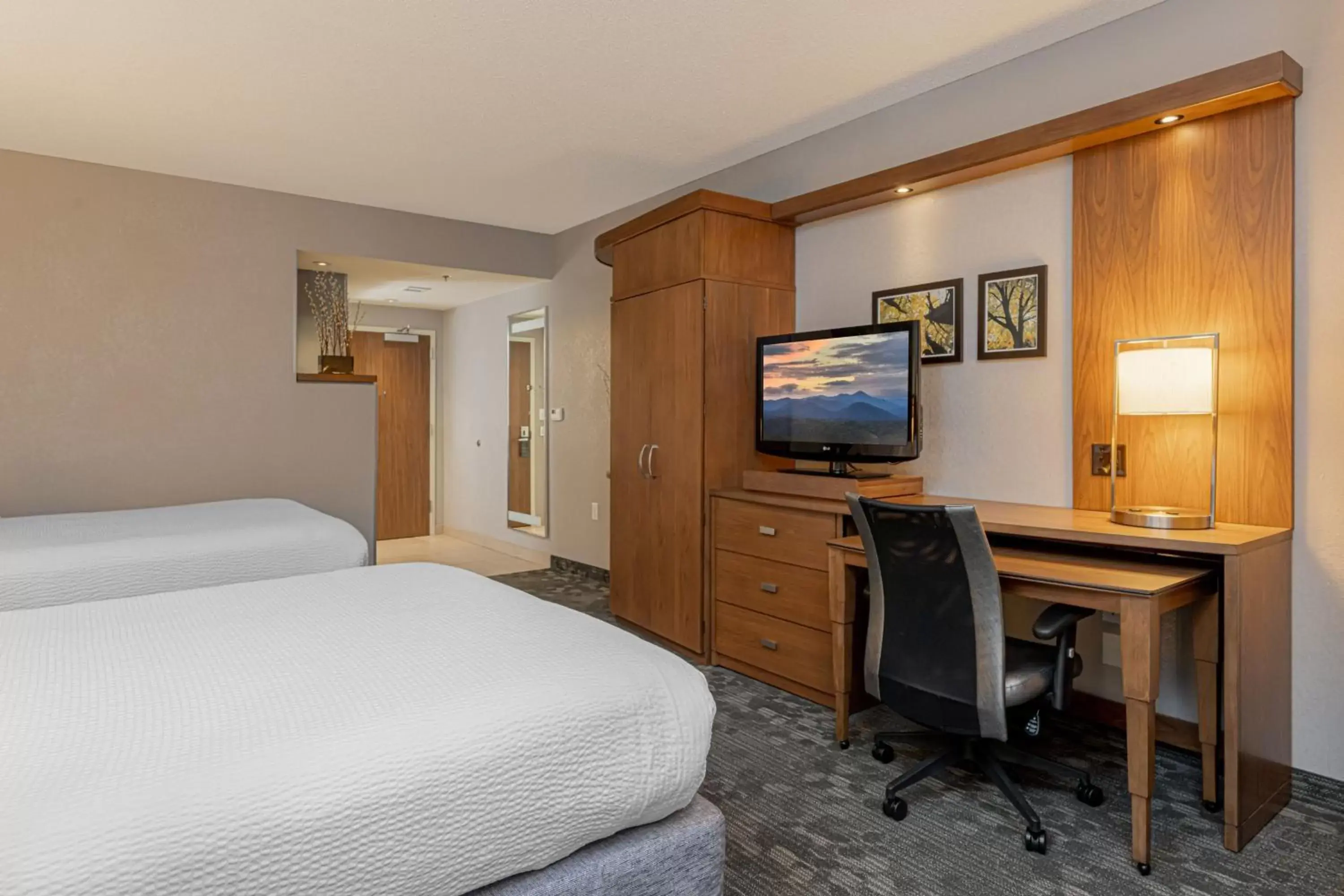 Photo of the whole room, Bed in Courtyard by Marriott Asheville Airport