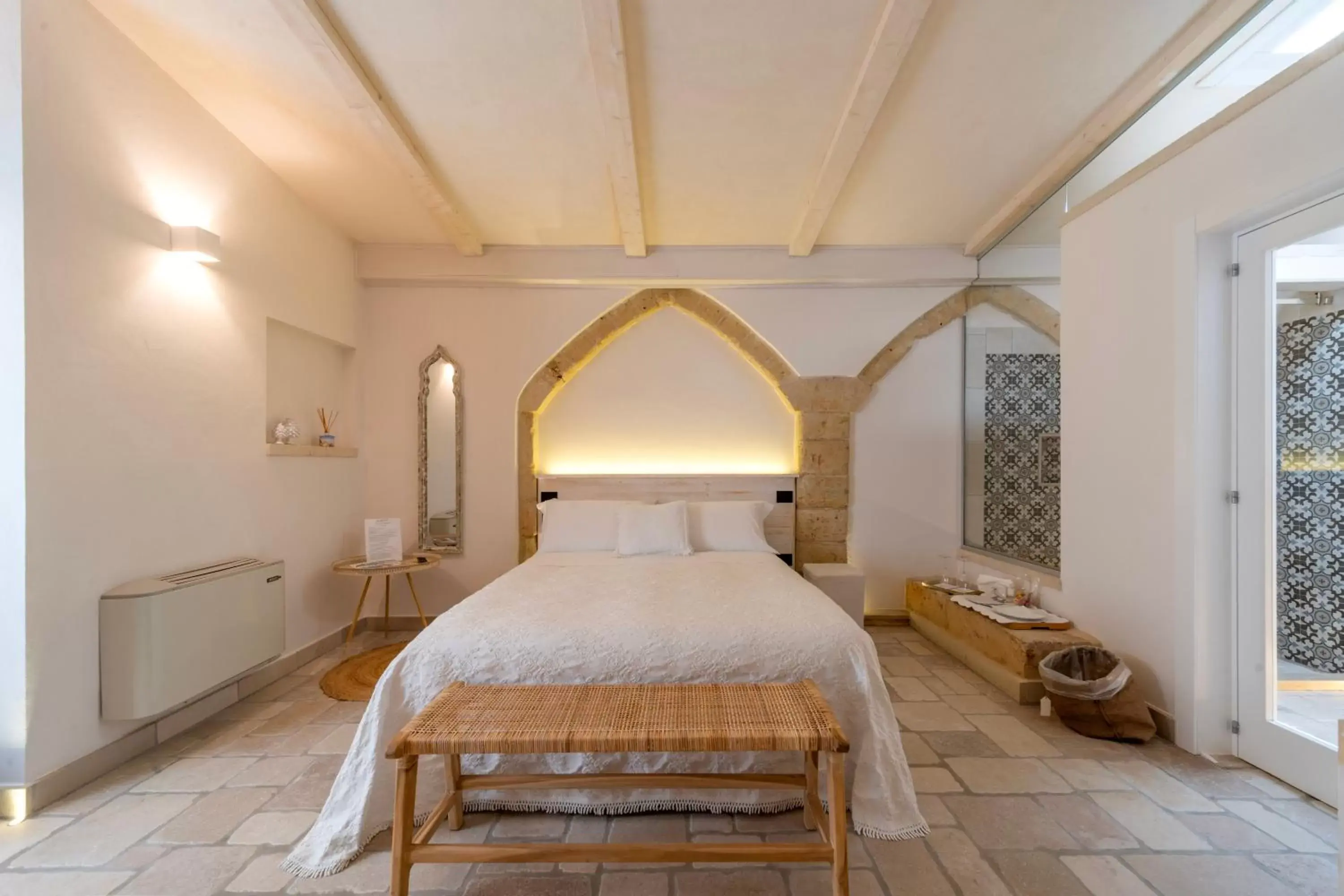 Bedroom, Bed in Masseria dei Monaci