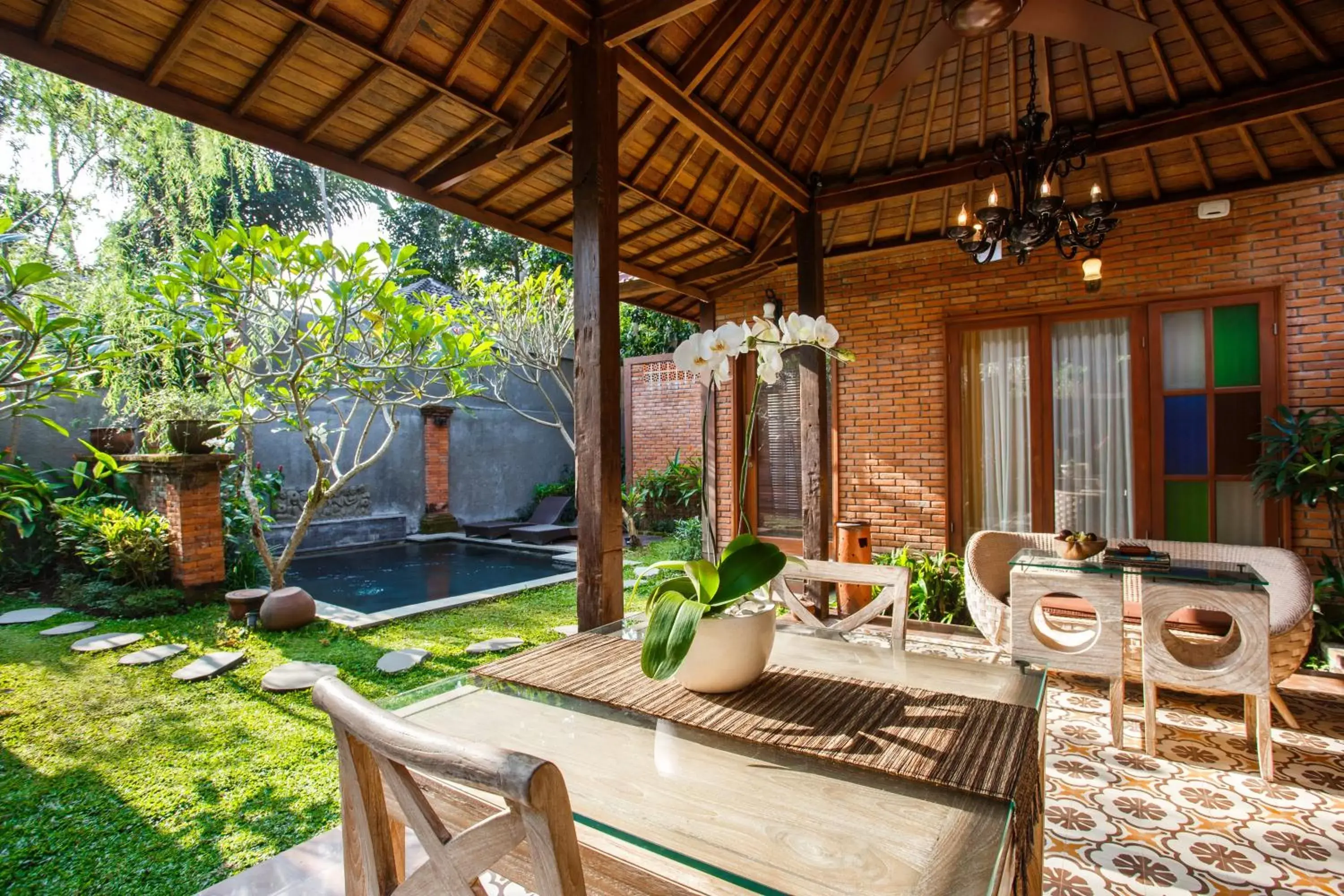 Pool view in Ubud Raya Villa