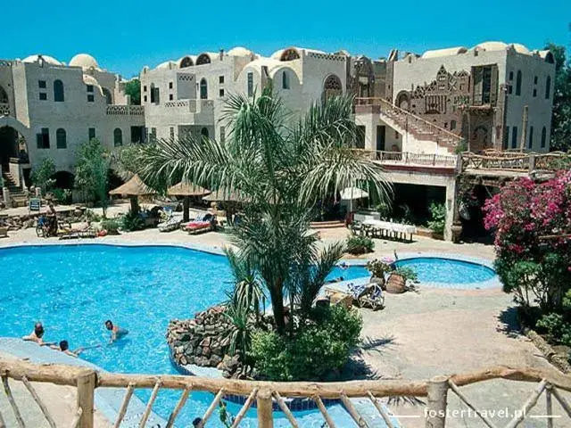 Swimming pool, Pool View in Amar Sina Boutique Egyptian Village