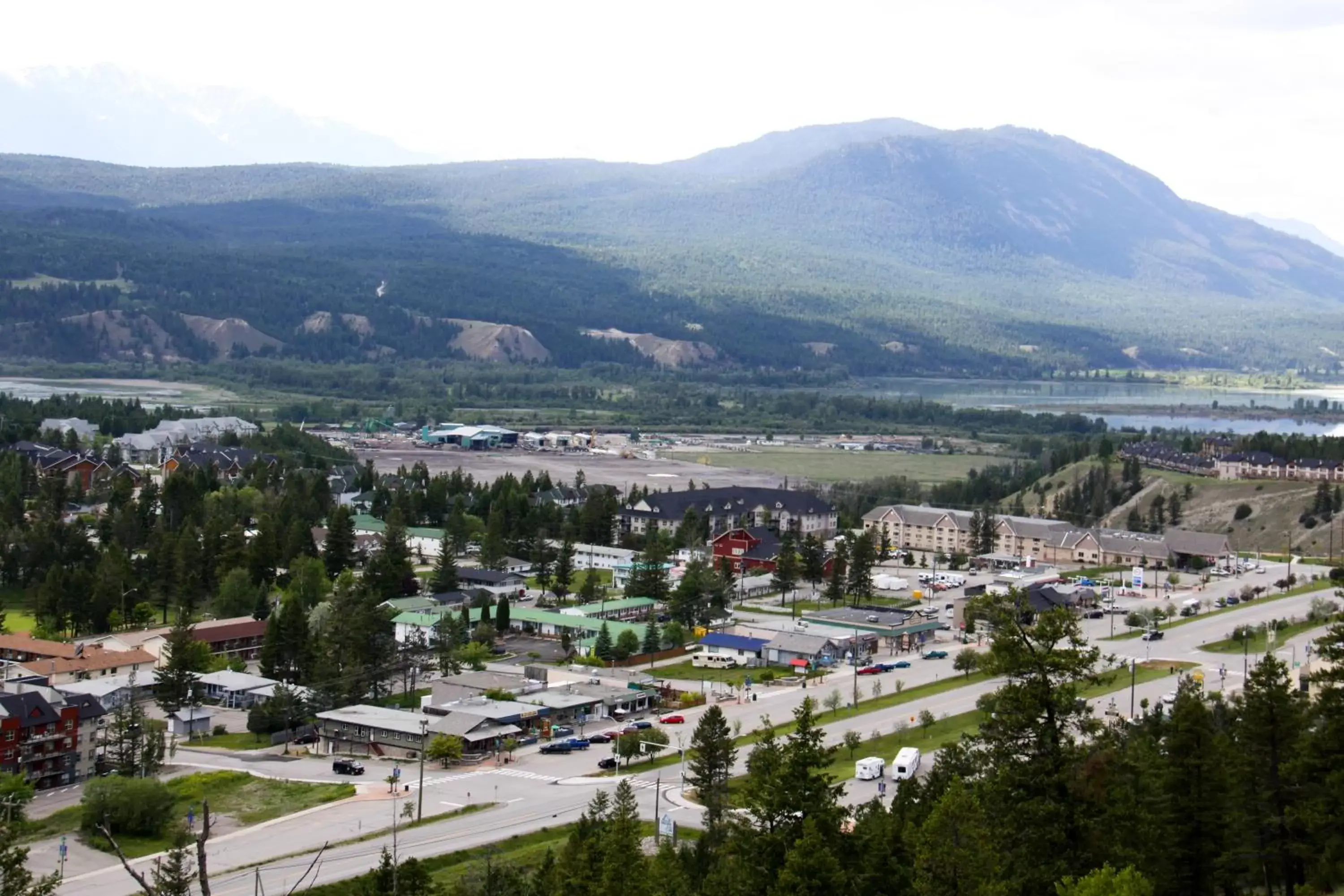 Bird's eye view, Bird's-eye View in Crystal Springs Motel