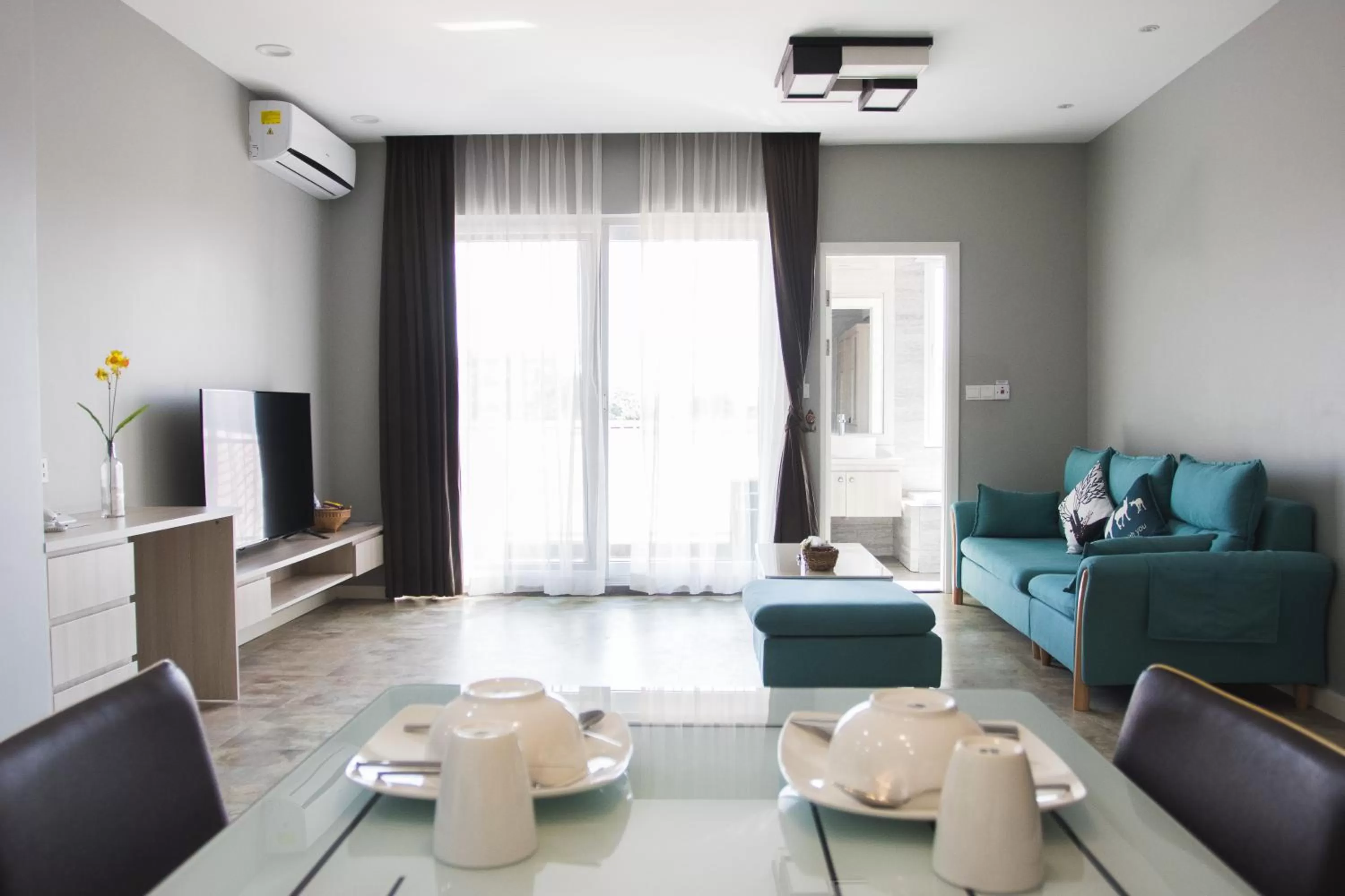 Seating area in Cambodian Country Club