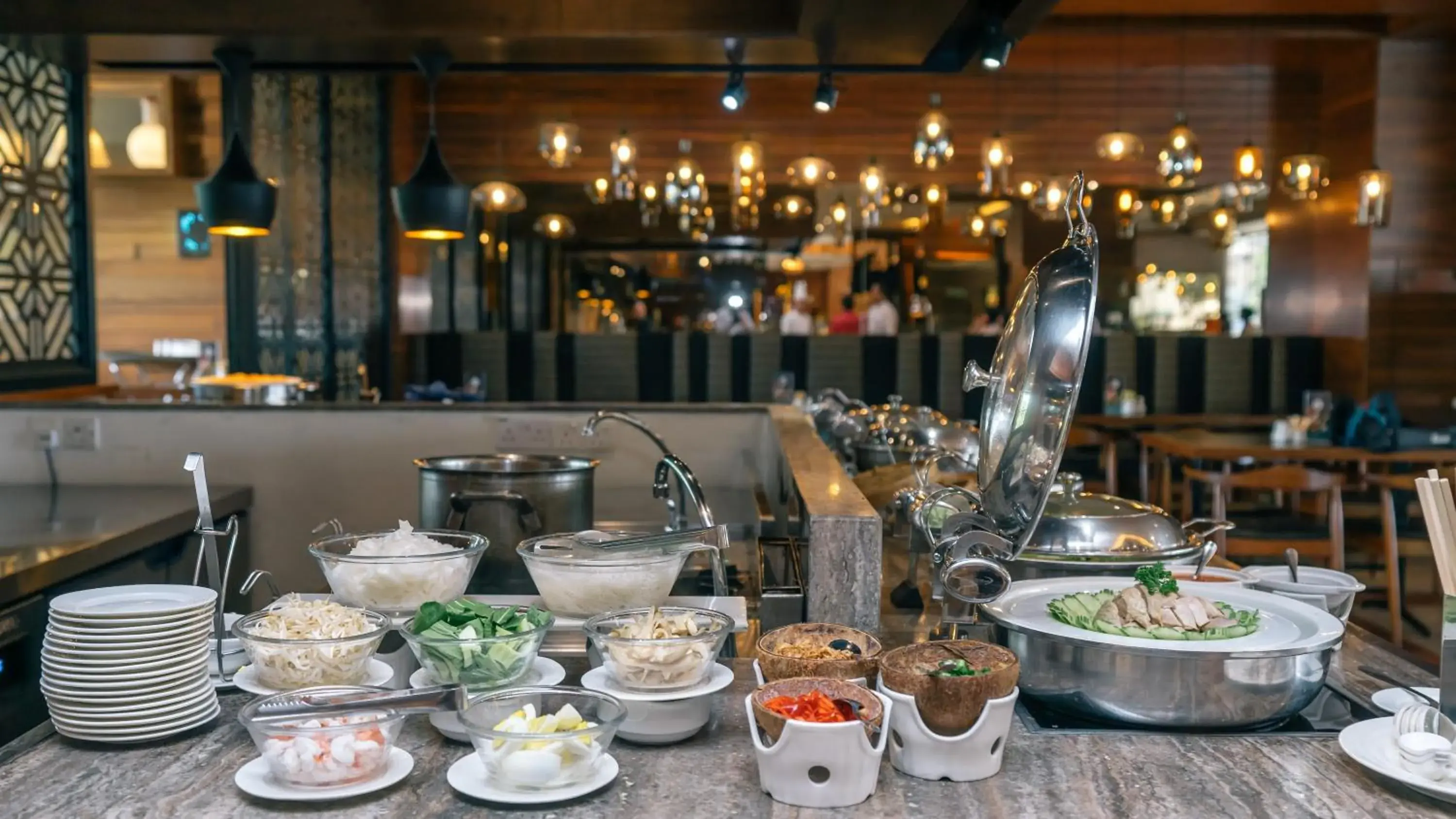 Food close-up in Crystal Crown Hotel Petaling Jaya Food close-up in Crystal Crown Hotel Petaling Jaya