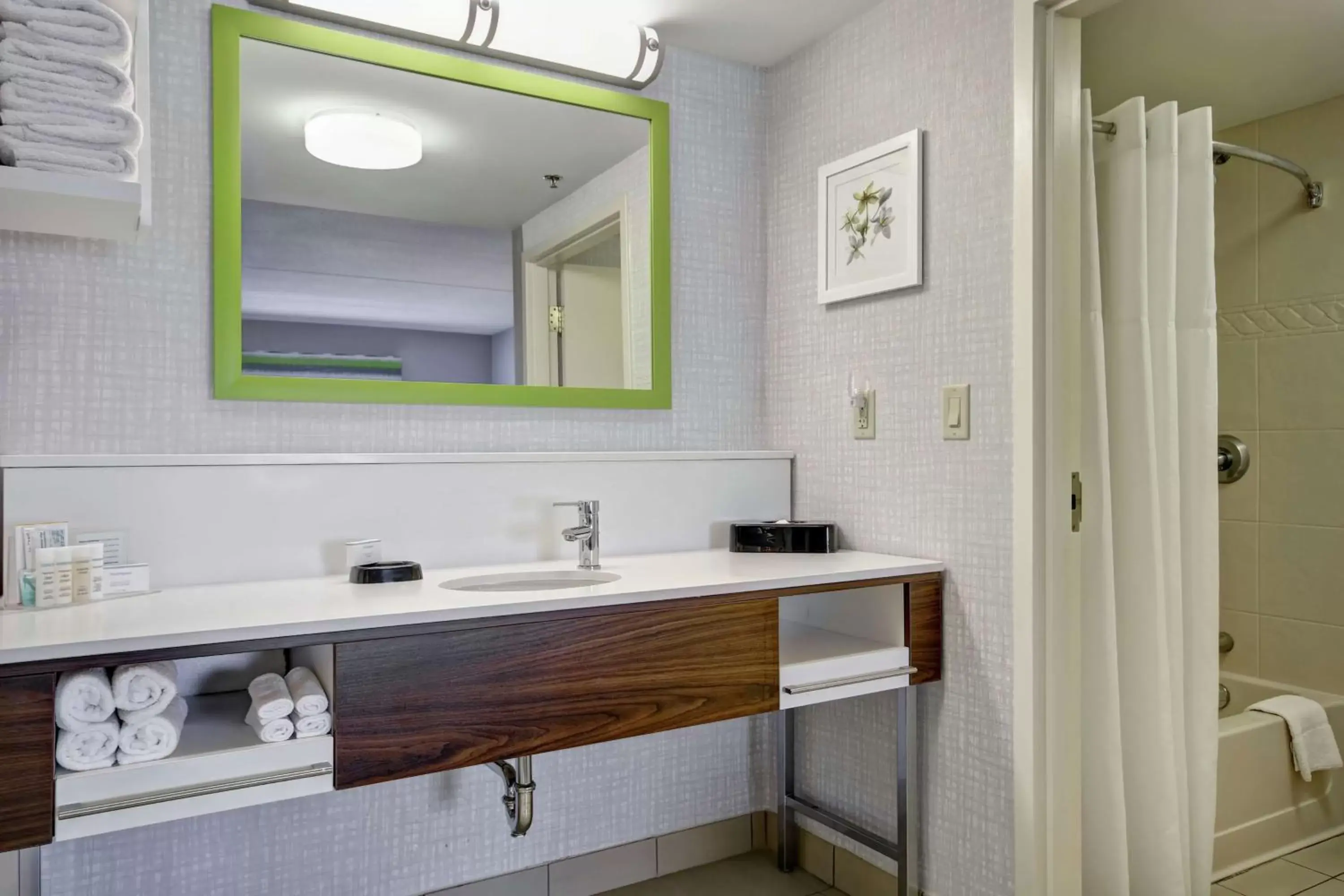 Bathroom in Hampton Inn By Hilton & Suites Guelph, Ontario, Canada