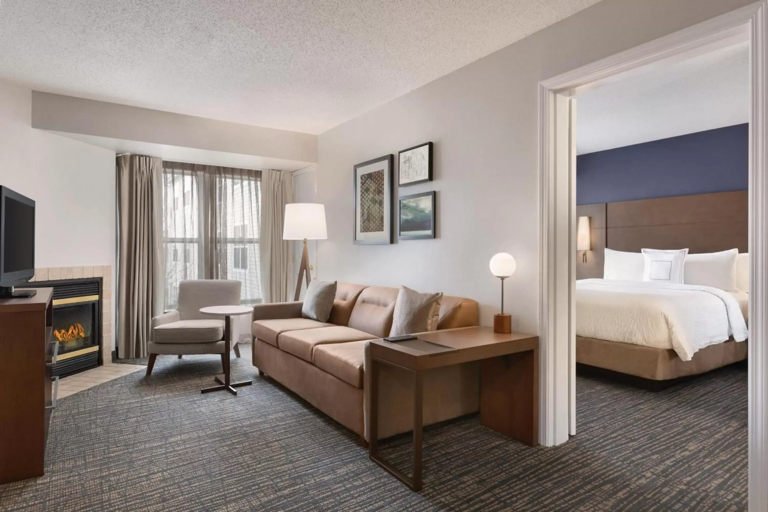 Living room, Seating Area in Residence Inn by Marriott Buffalo Galleria Mall