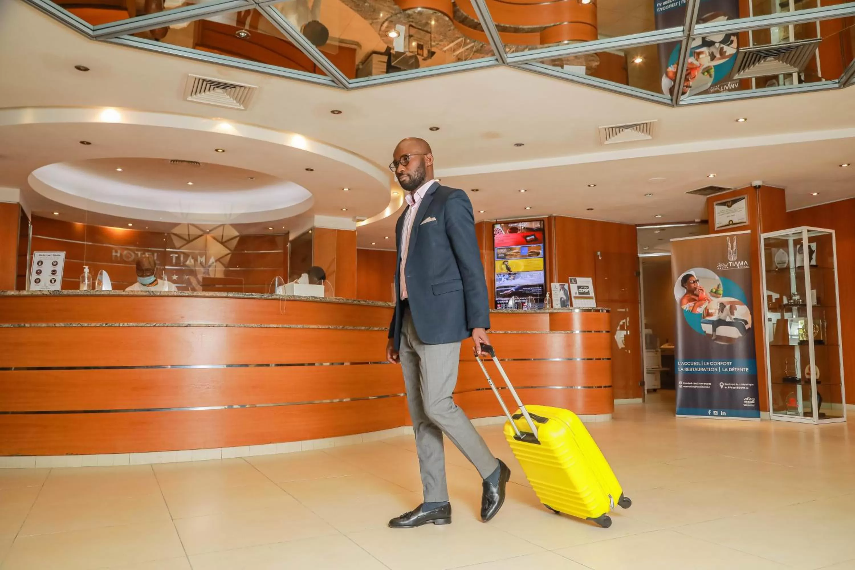 Lobby or reception in Hotel Tiama Abidjan